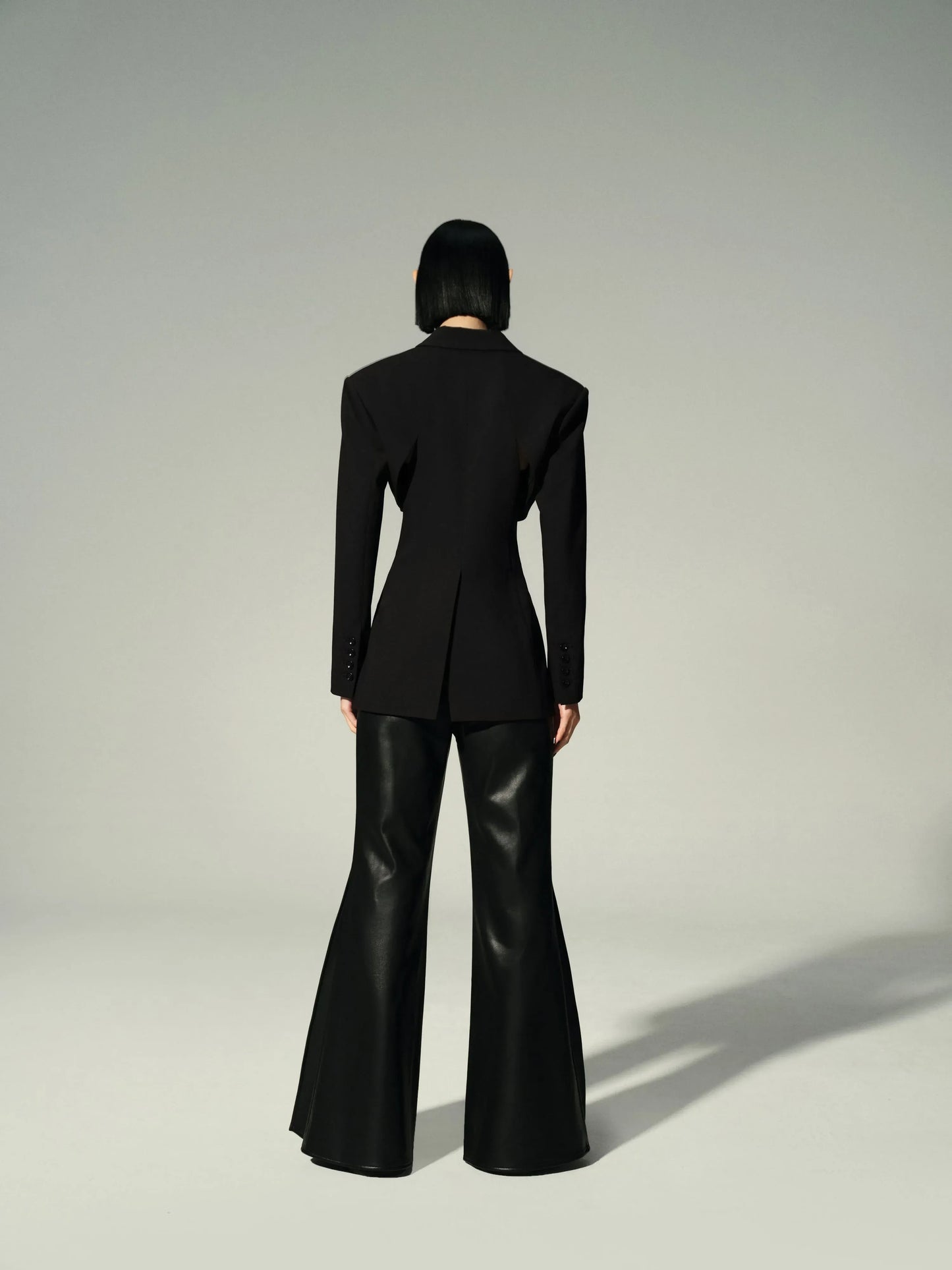 9-Hook Cutout Blazer
