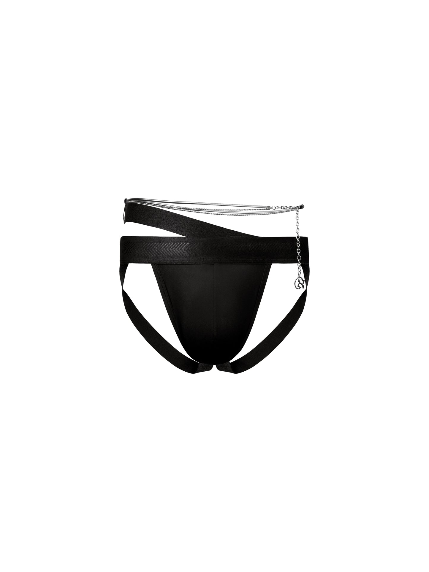 Asymmetric Harness & Detachable Double-Waist Jockstrap Set