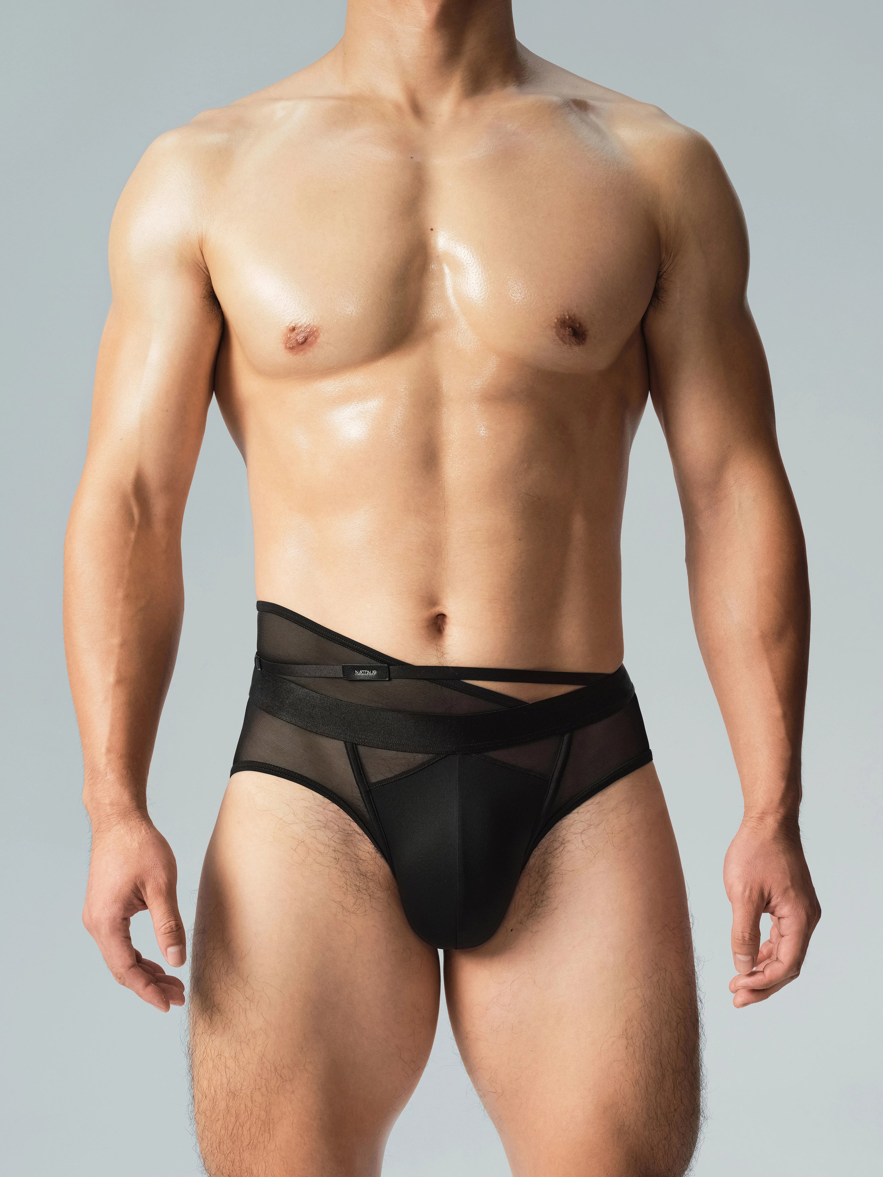 Asymmetric Strap Brief