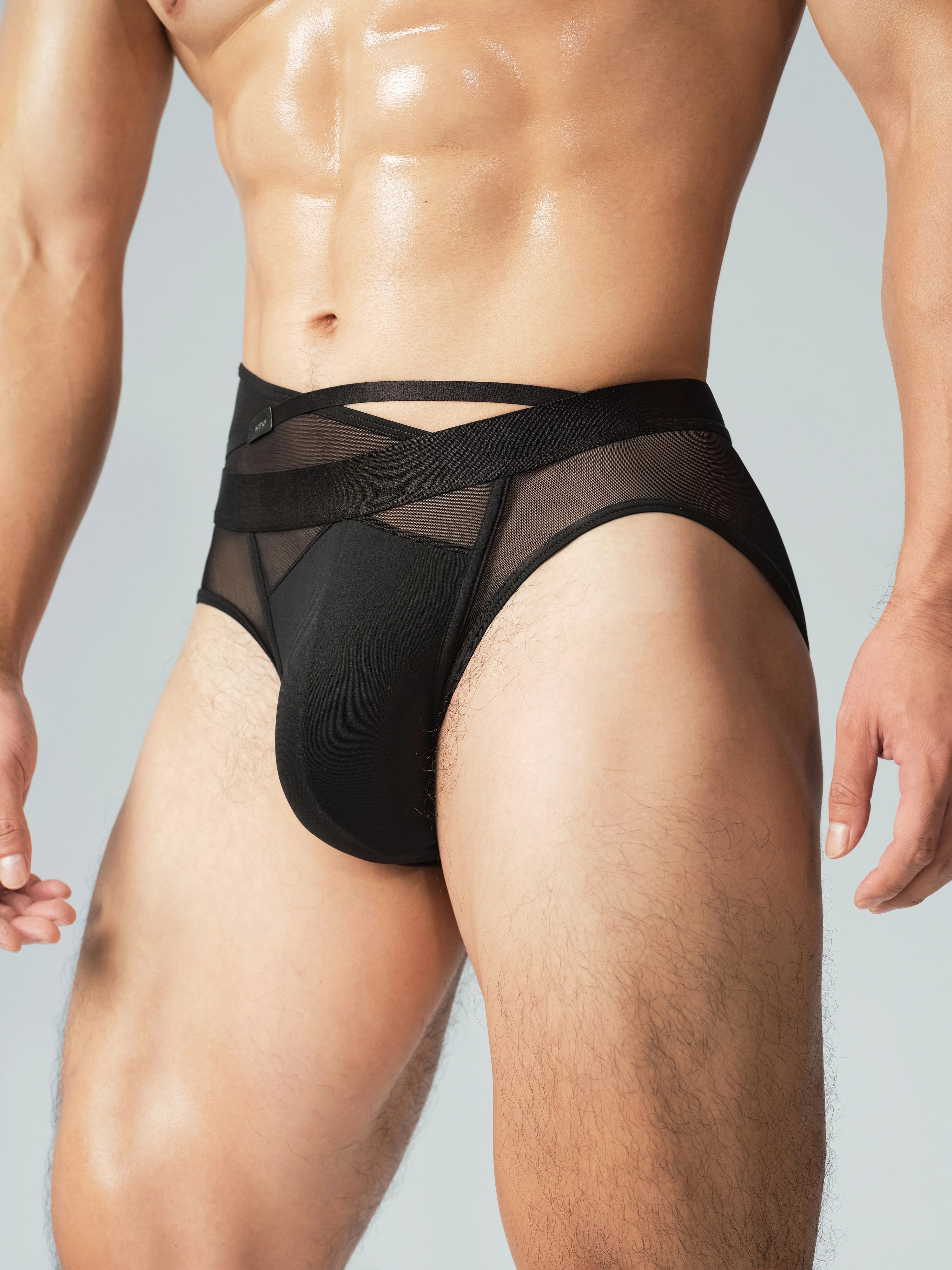Asymmetric Strap Brief