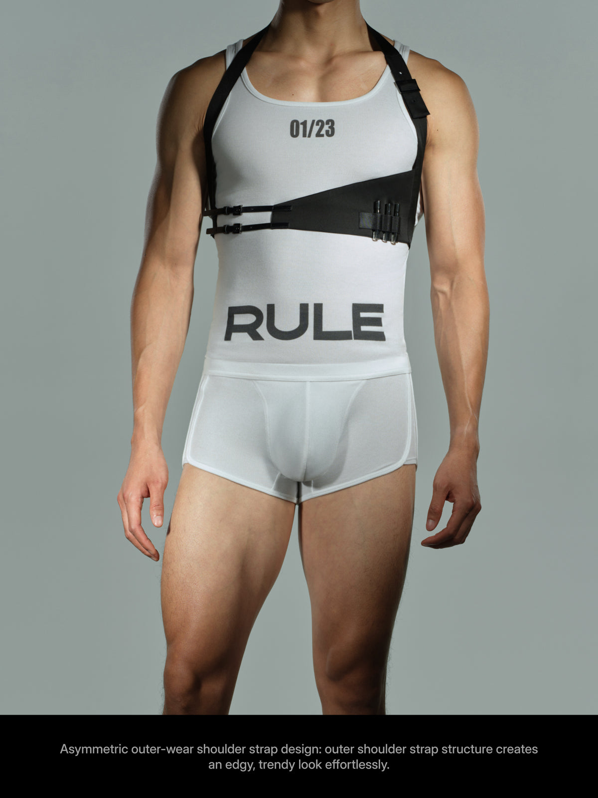 Asymmetrical Adjustable Chest Harness Accessory — image 8