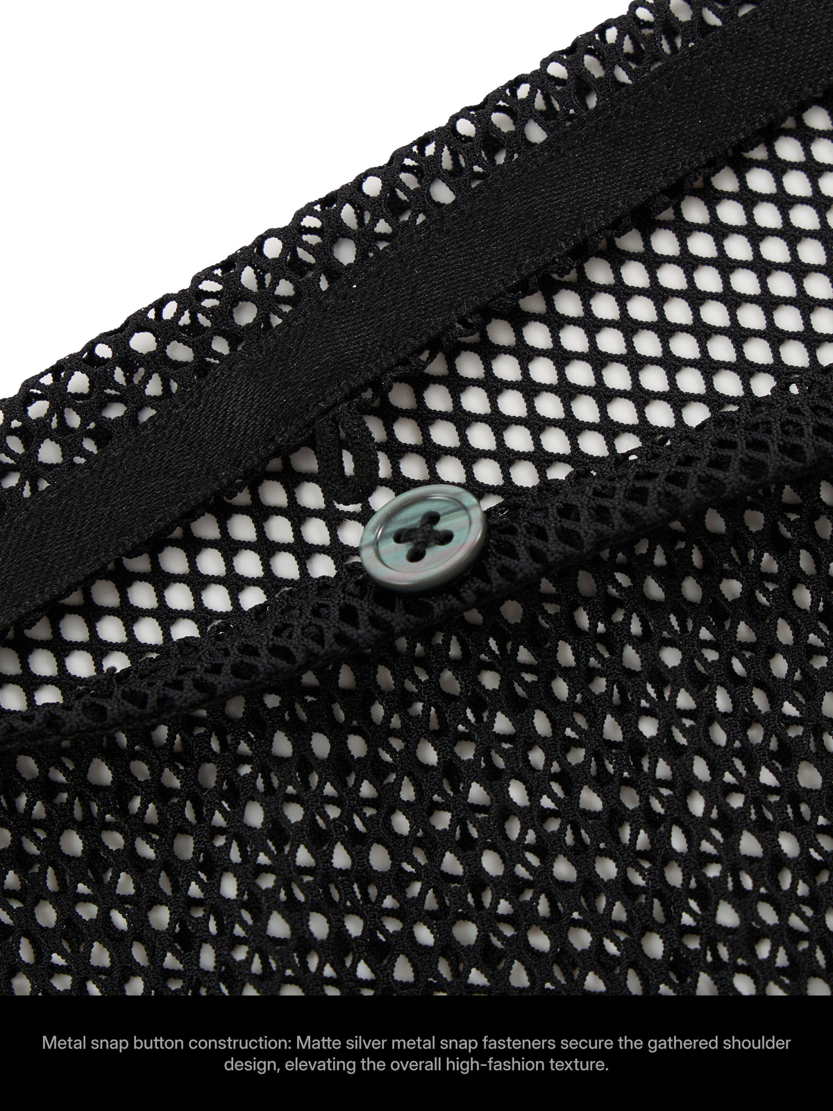 Asymmetrical Large Mesh Shawl