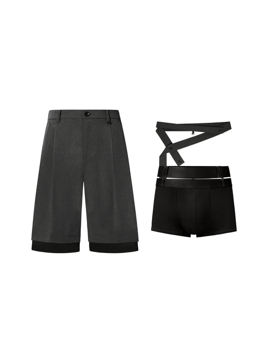Bermuda Shorts & Full Band Trunk Suit Belt