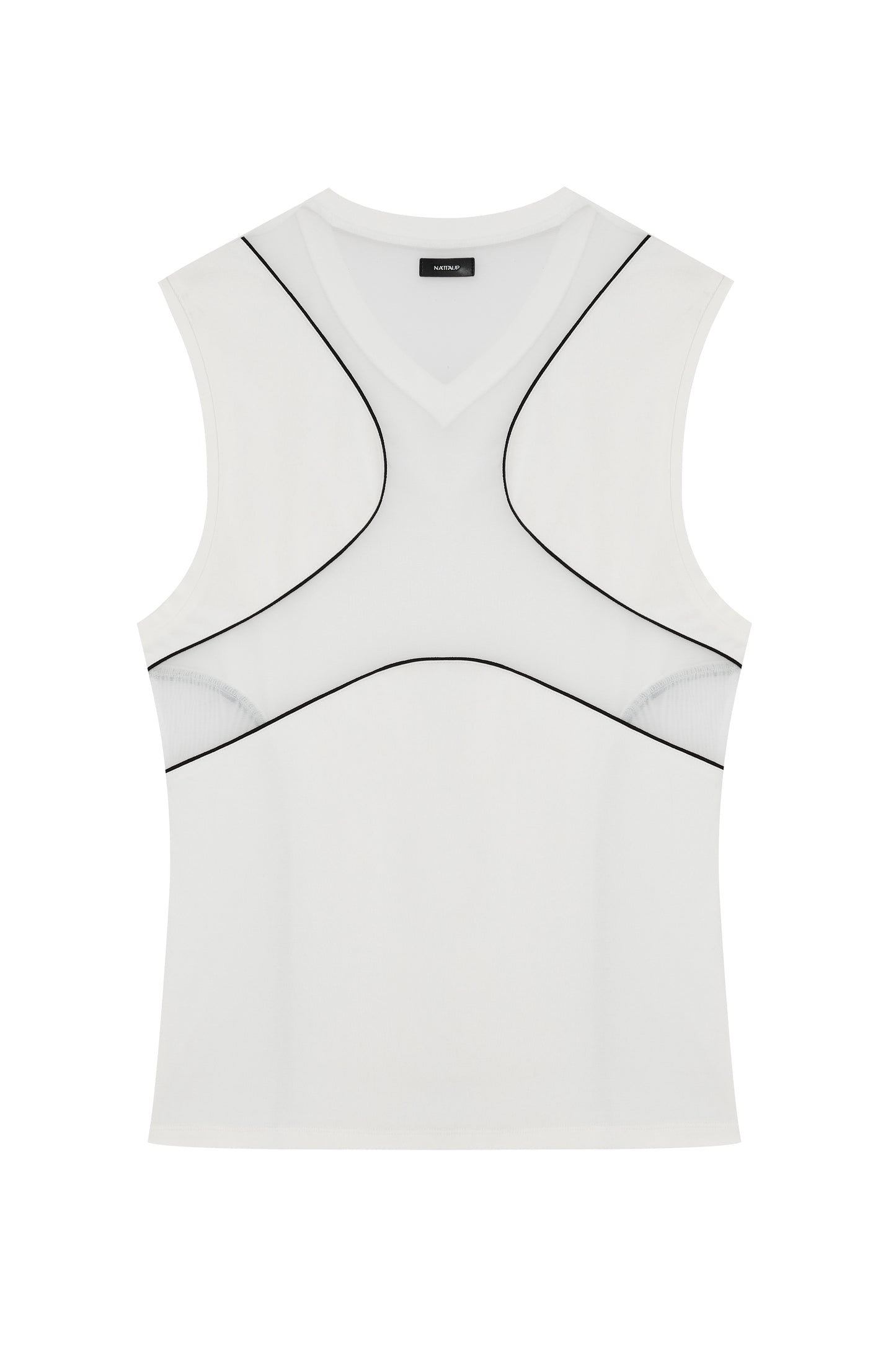 Contrast Stitch Vest