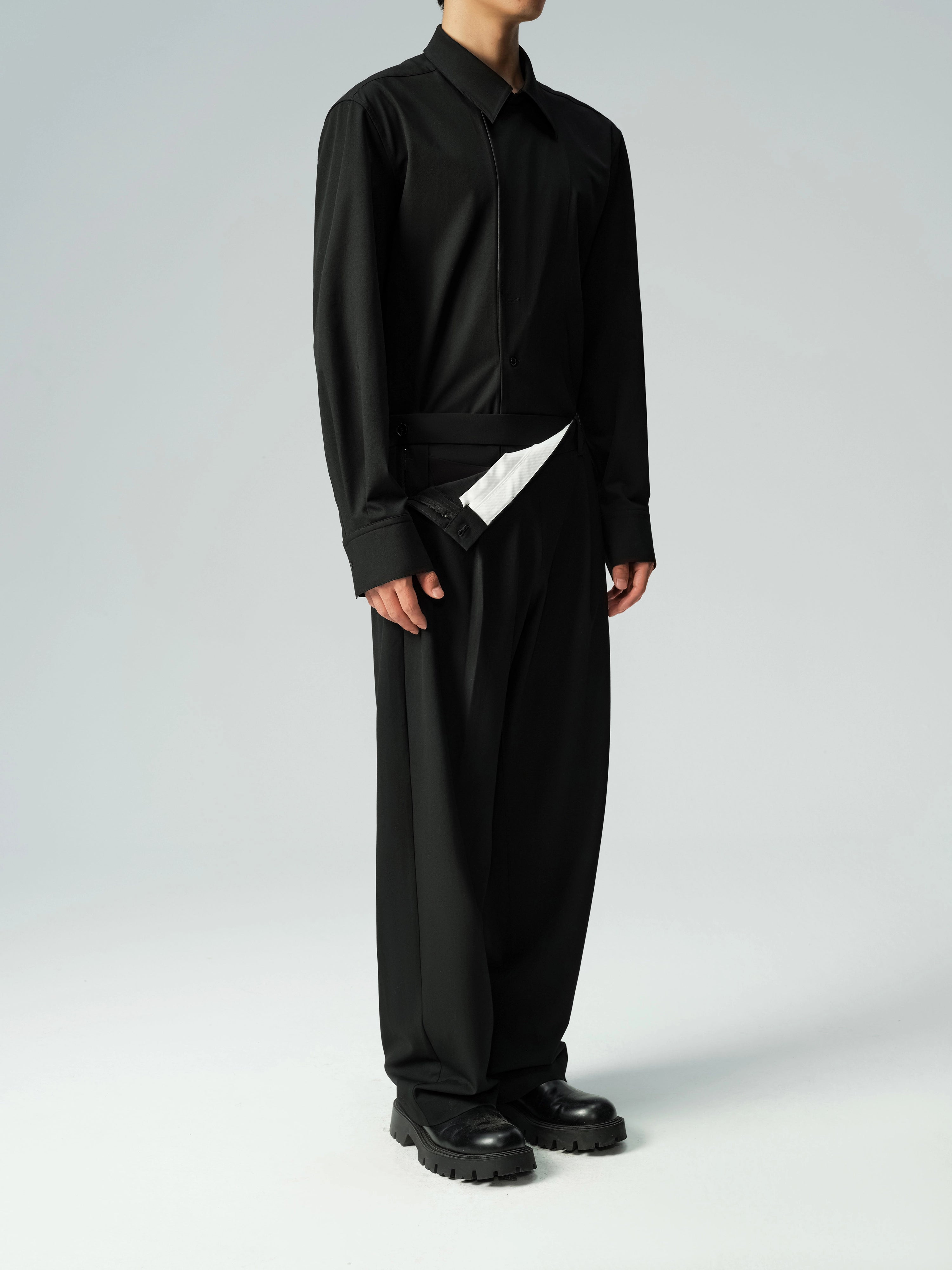 Convertible Side Slit Trouser