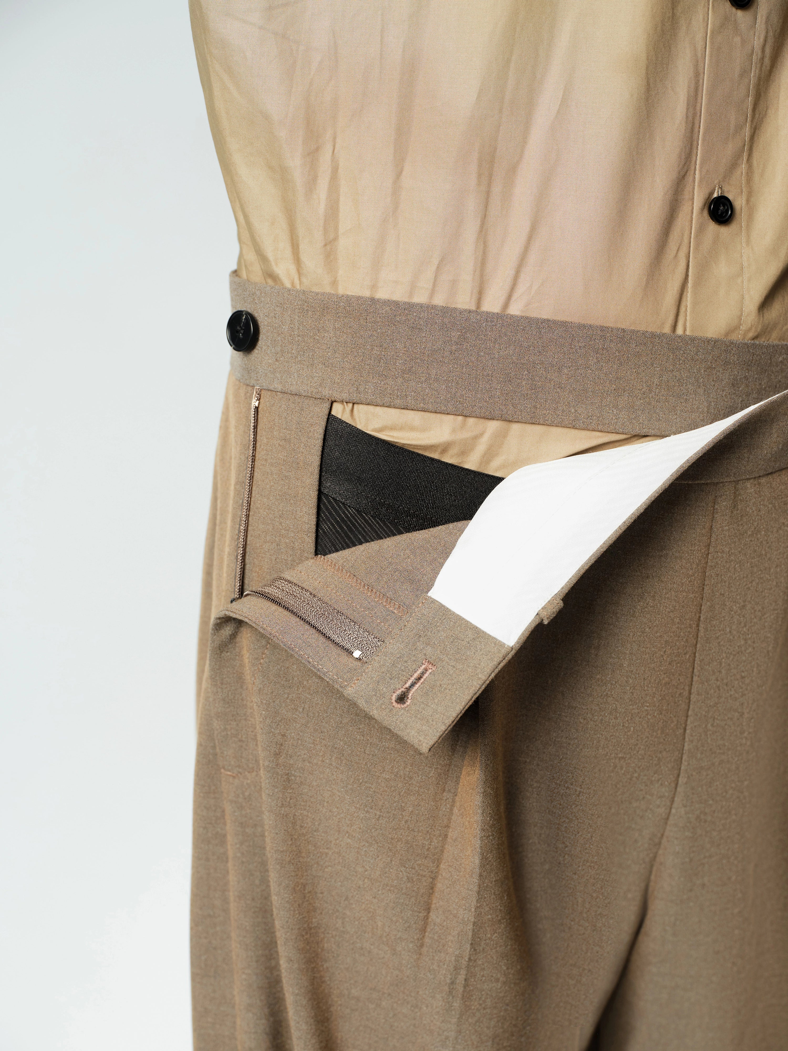 Convertible Side Slit Trouser