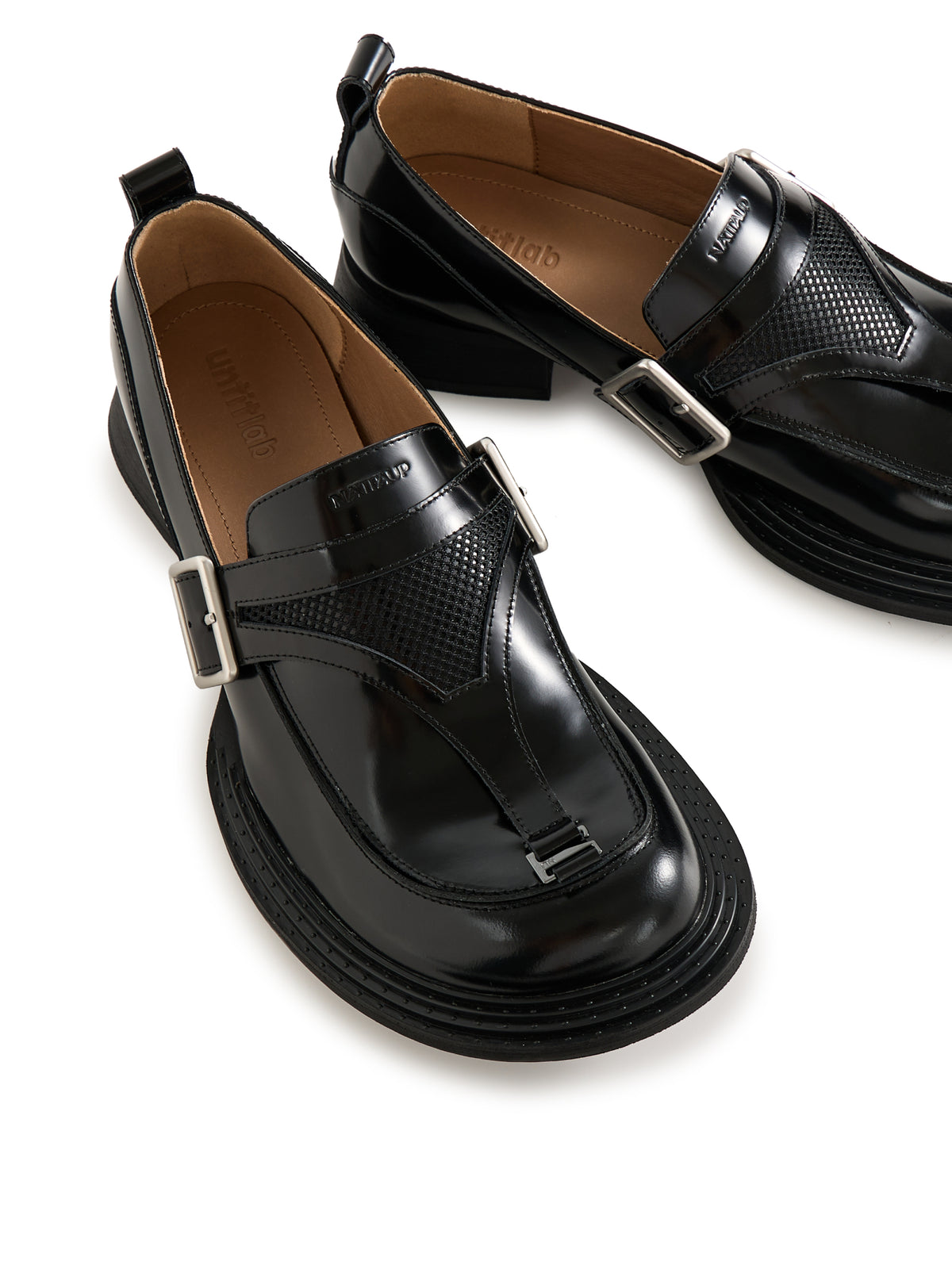 Crook Metal Buckle Loafer Derby