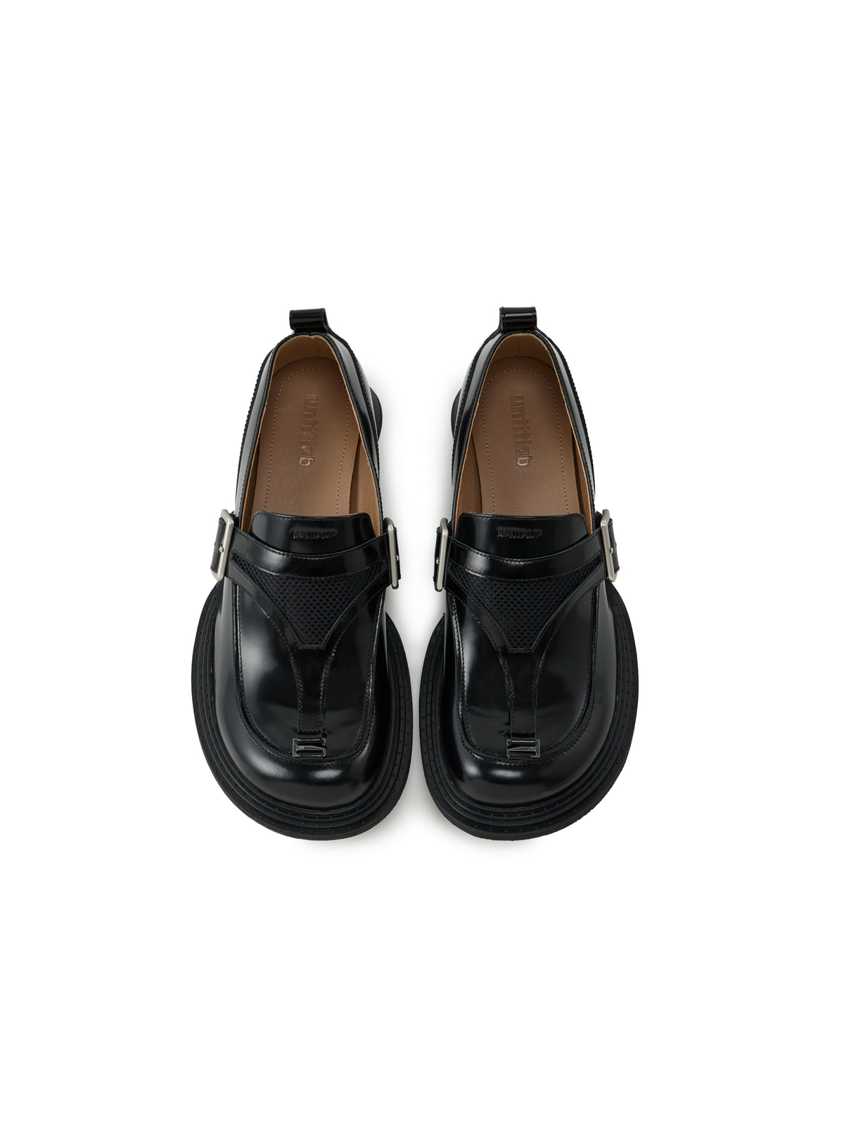 Crook Metal Buckle Loafer Derby