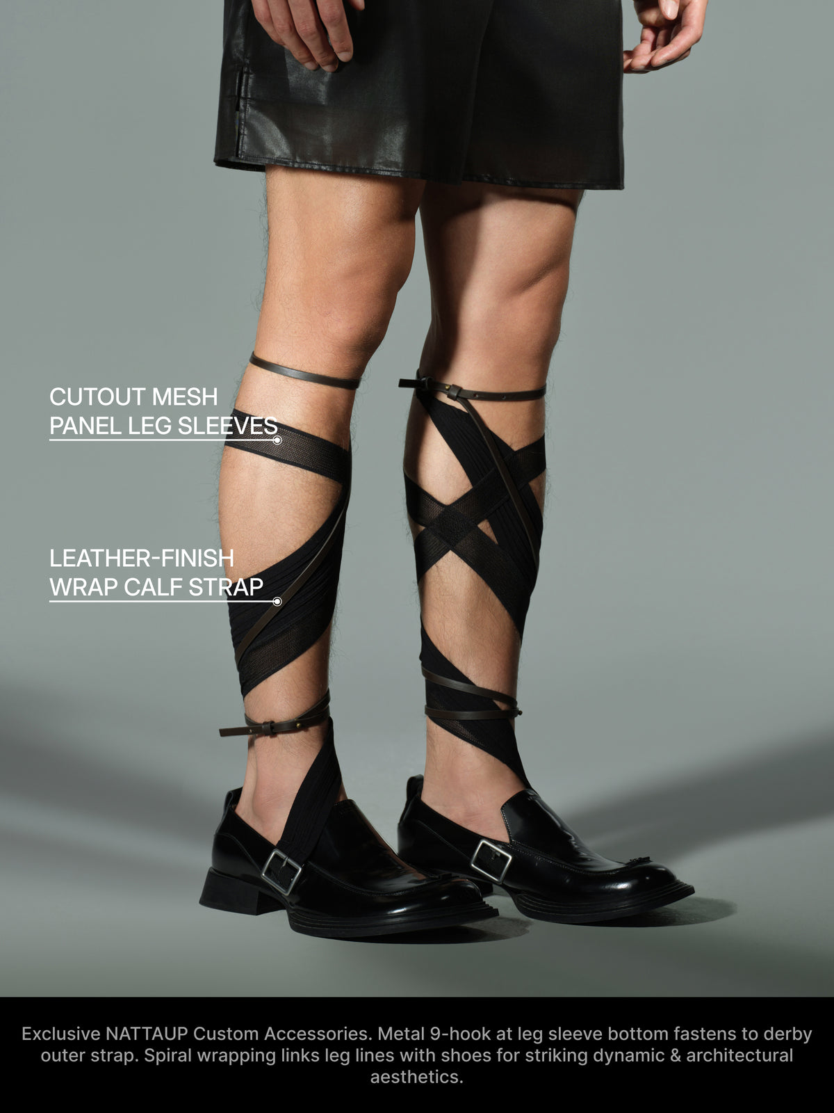 Crook Metal Buckle Loafer Derby