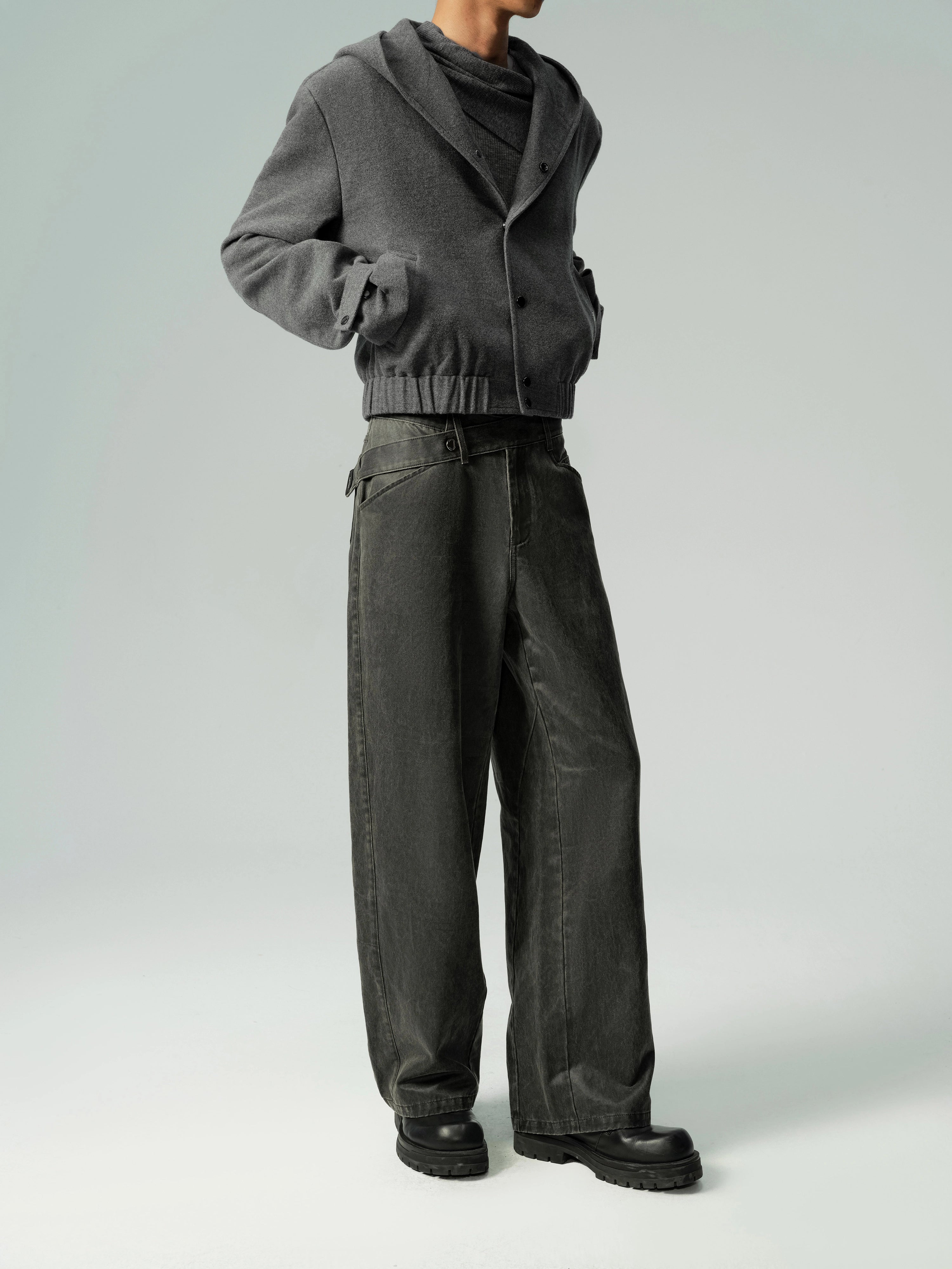 Cropped Hooded Jacket