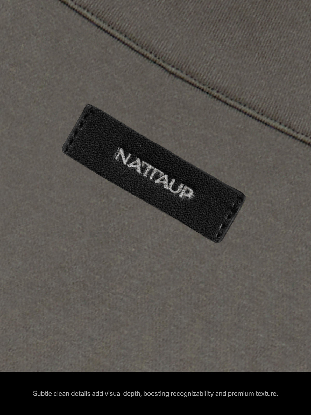 Cropped Mock Neck Sweatshirt with Detachable Accessory