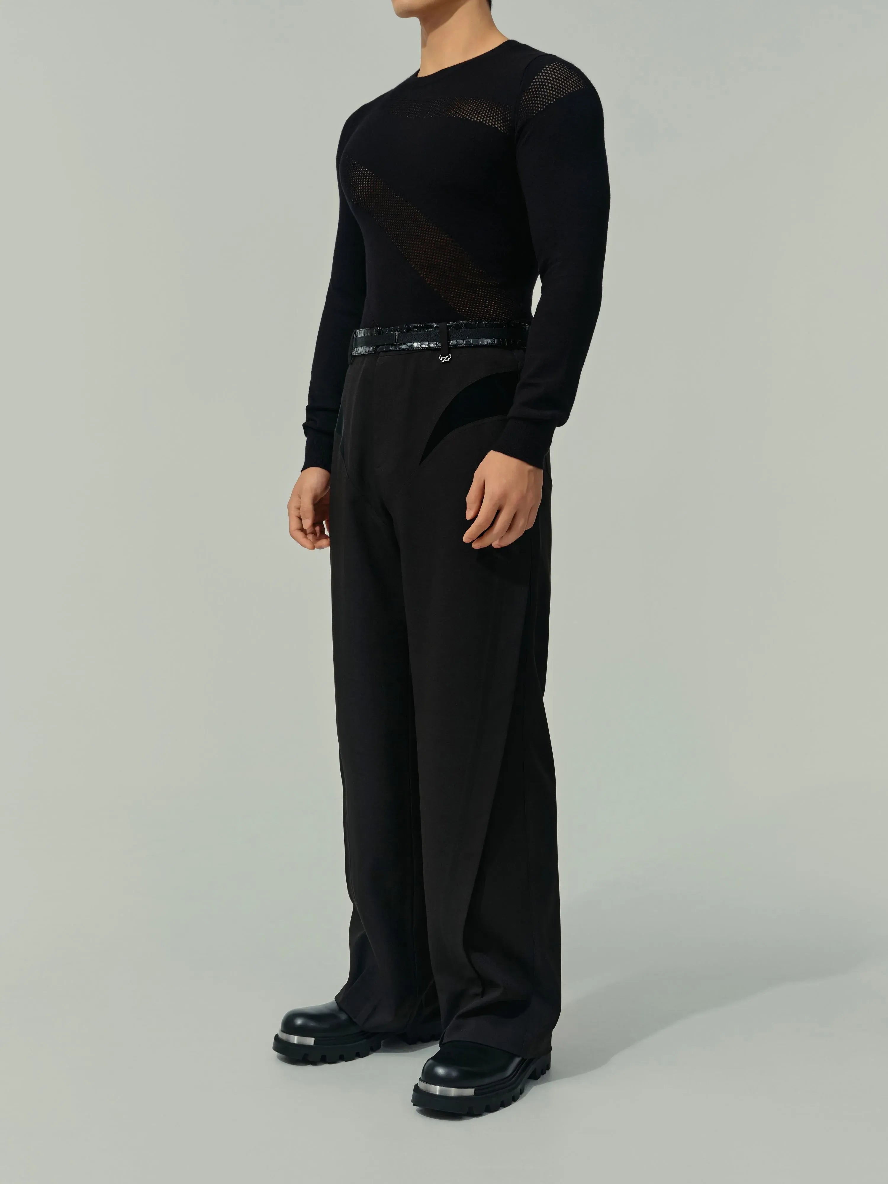 Cutout Knit Sweater