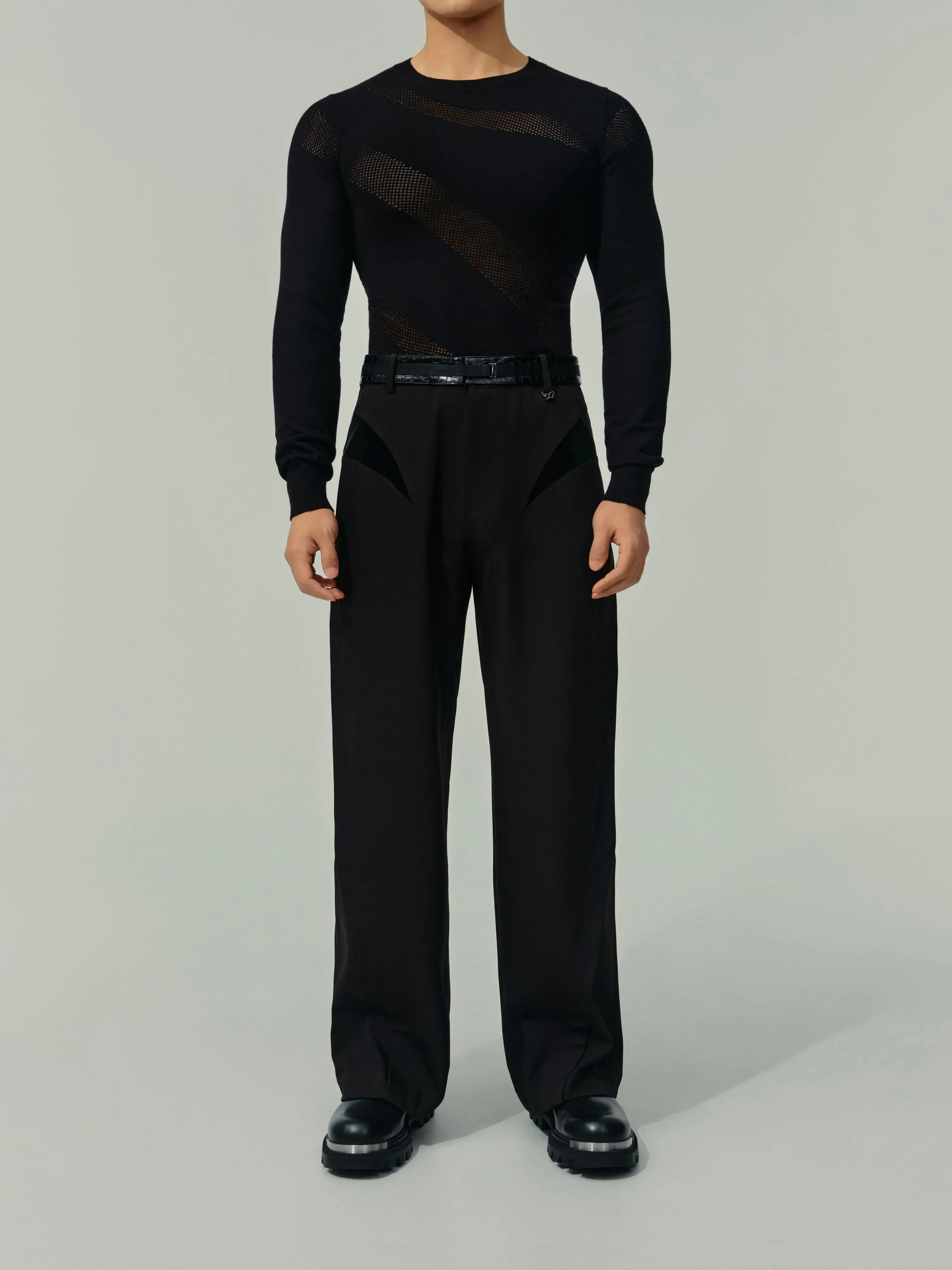 Cutout Knit Sweater