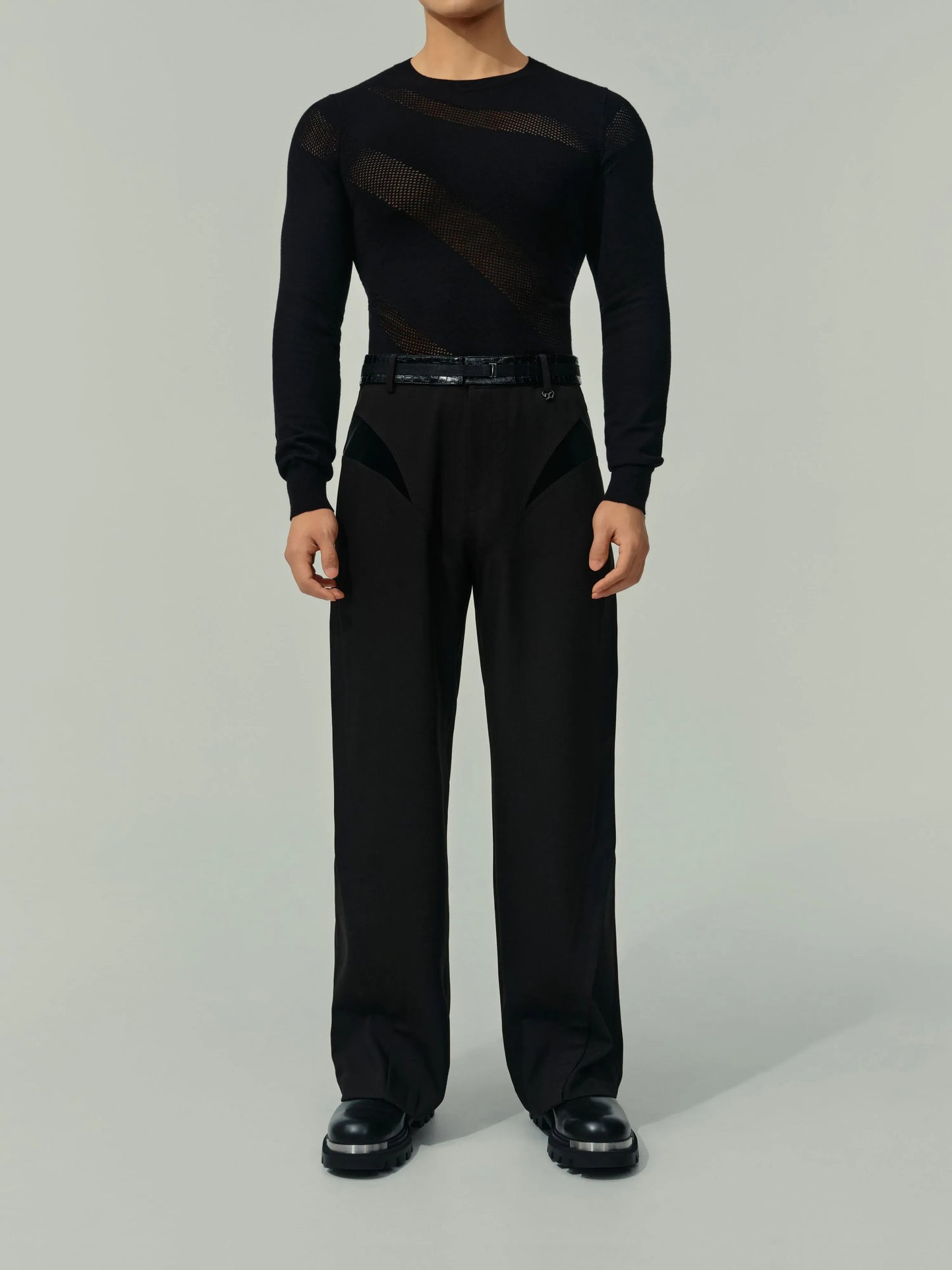 Cutout Knit Sweater