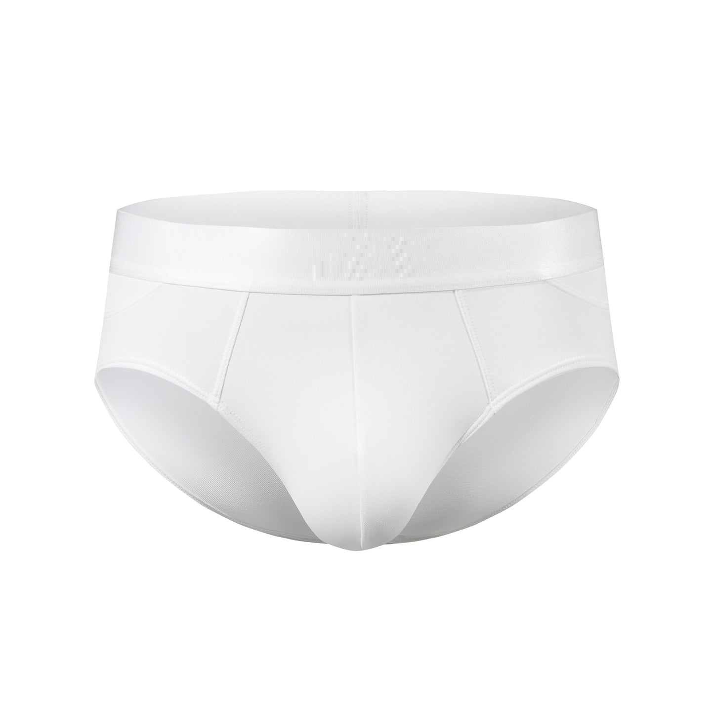 Denim Brief White Blue