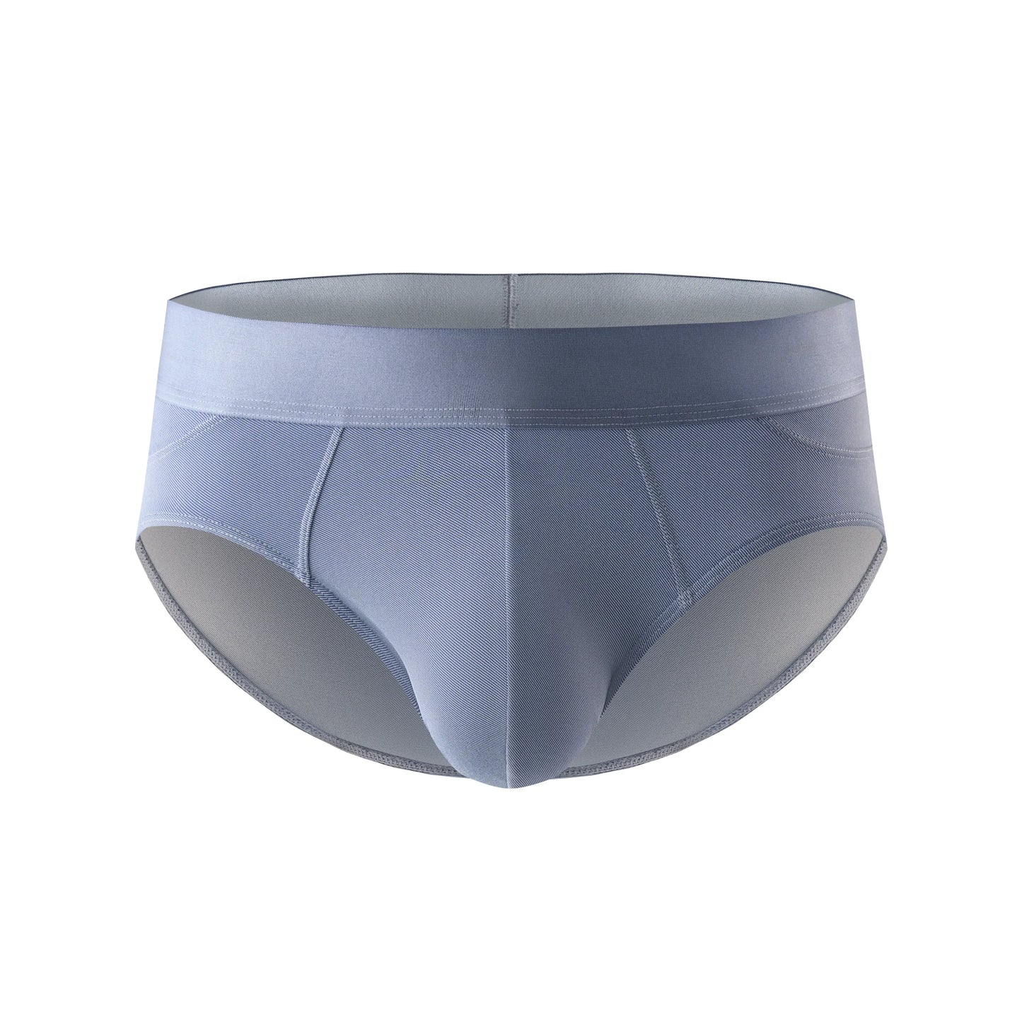 Denim Brief White Blue