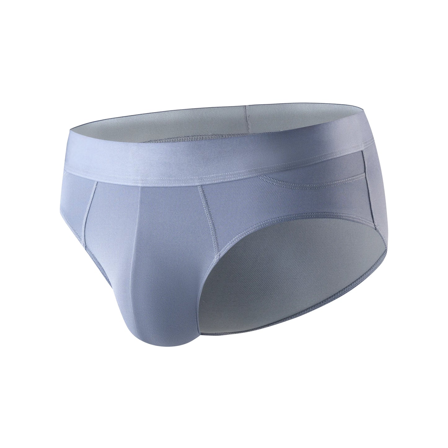 Denim Brief White Blue