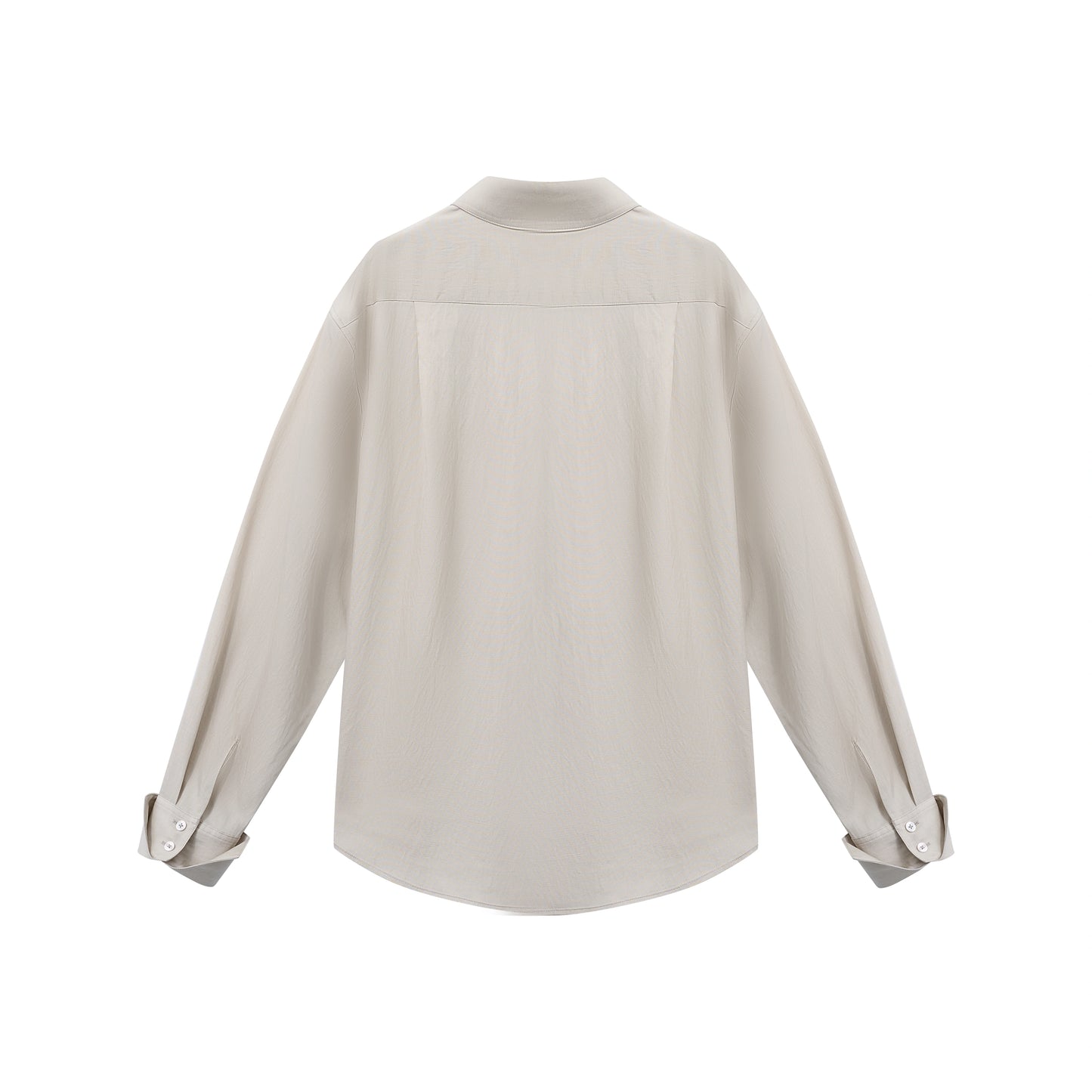 Side-Lace Long Sleeve Shirt & Lizard-Pattern Belt