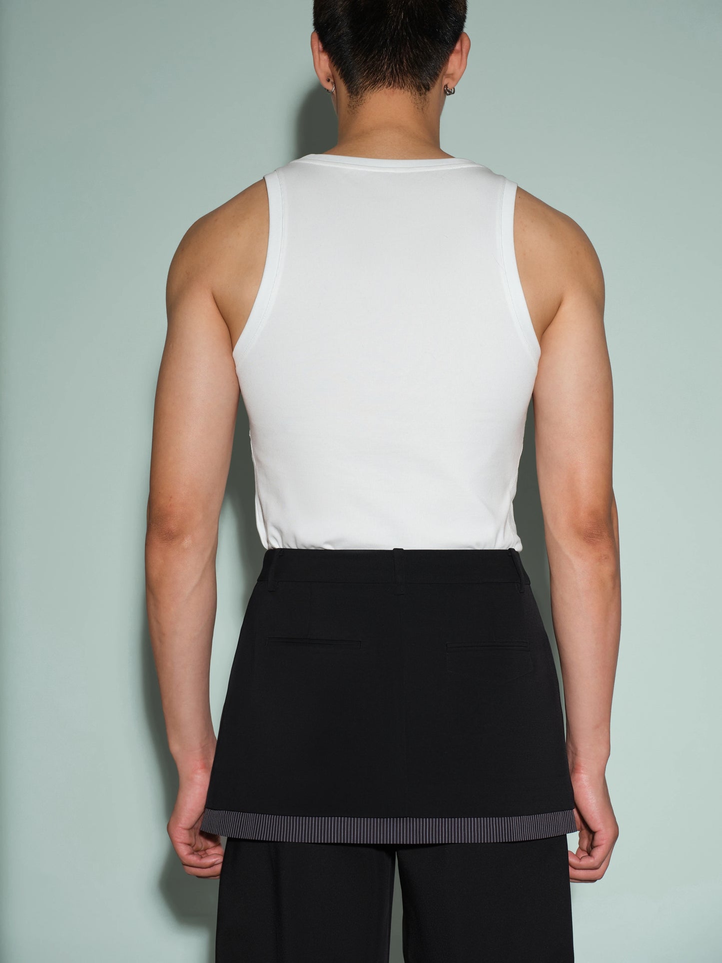 Detachable-Panel Slim Vest