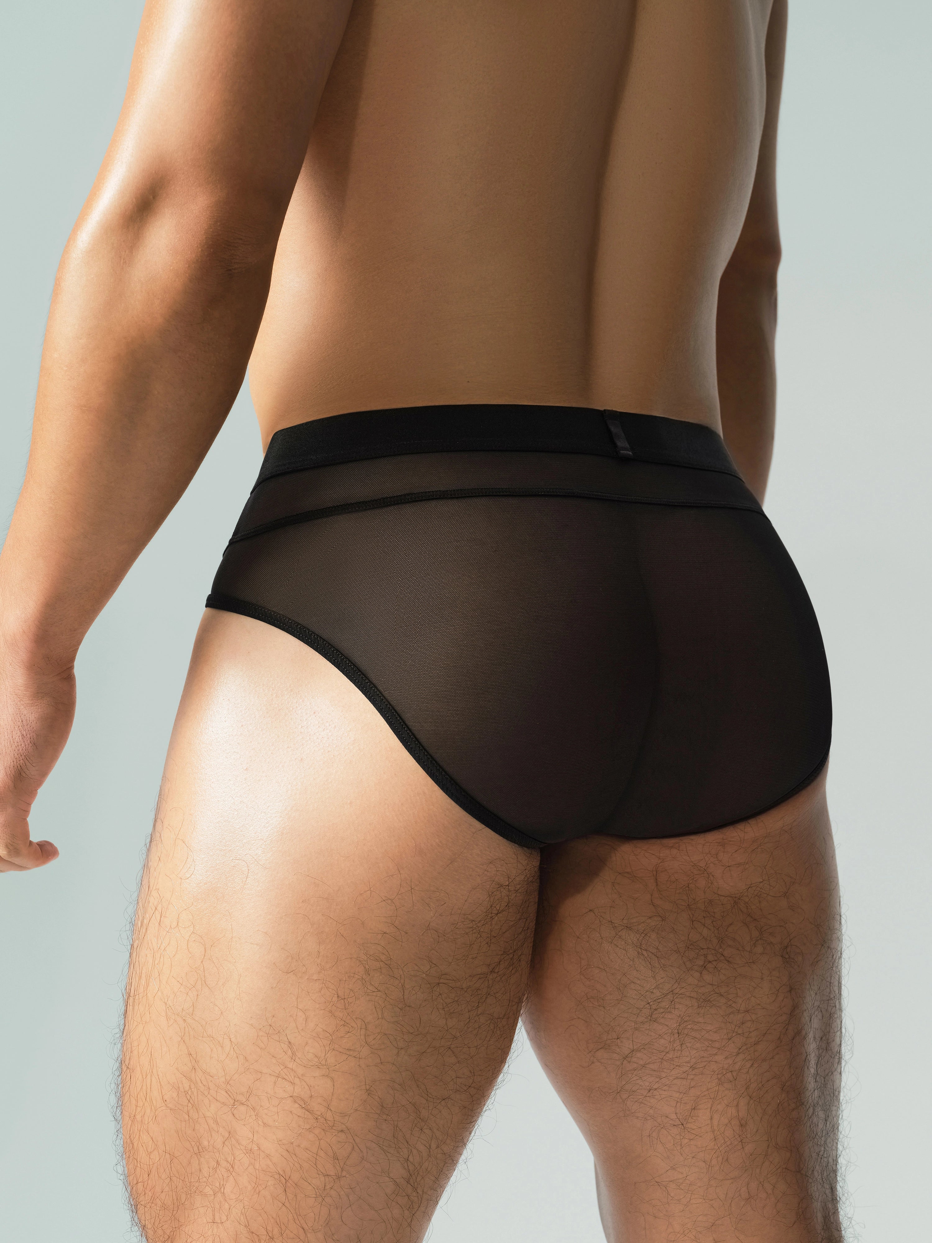 Diagonal Stripe Brief