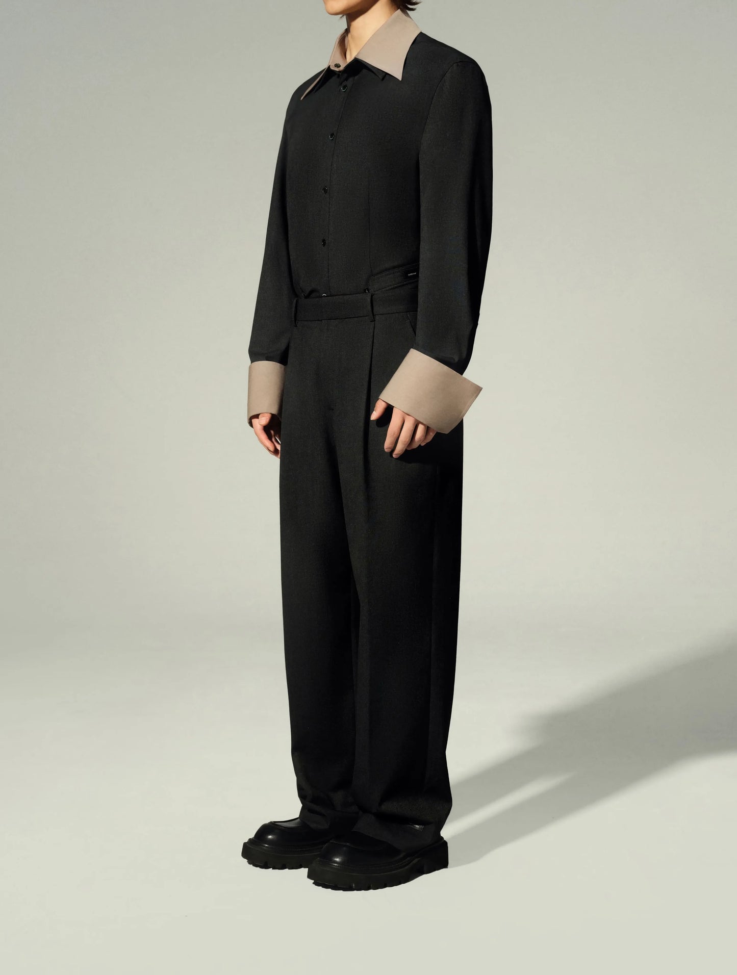 Dress Pants & Shirt (Heather & Khaki)