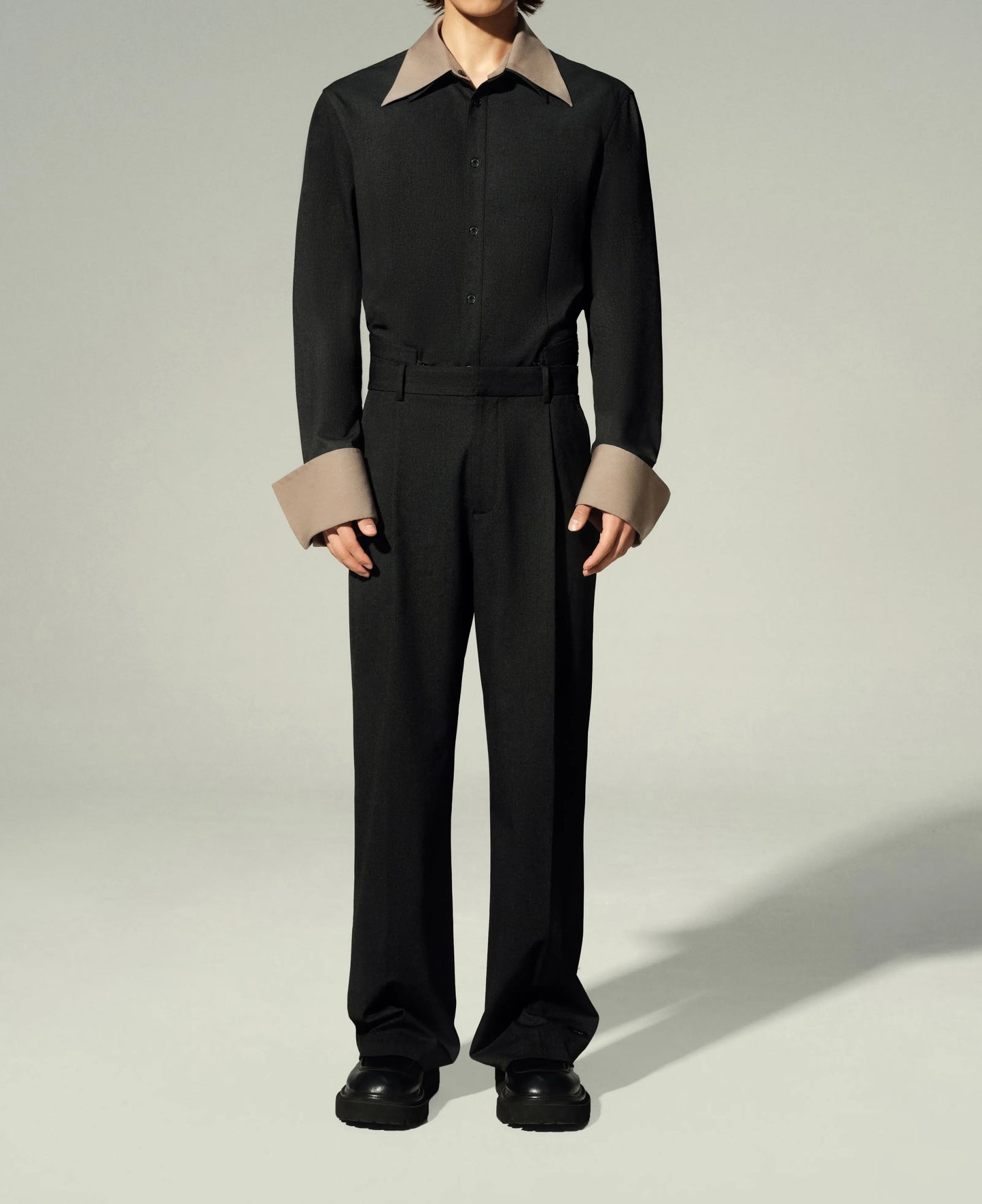 Dress Pants & Shirt (Heather & Khaki)