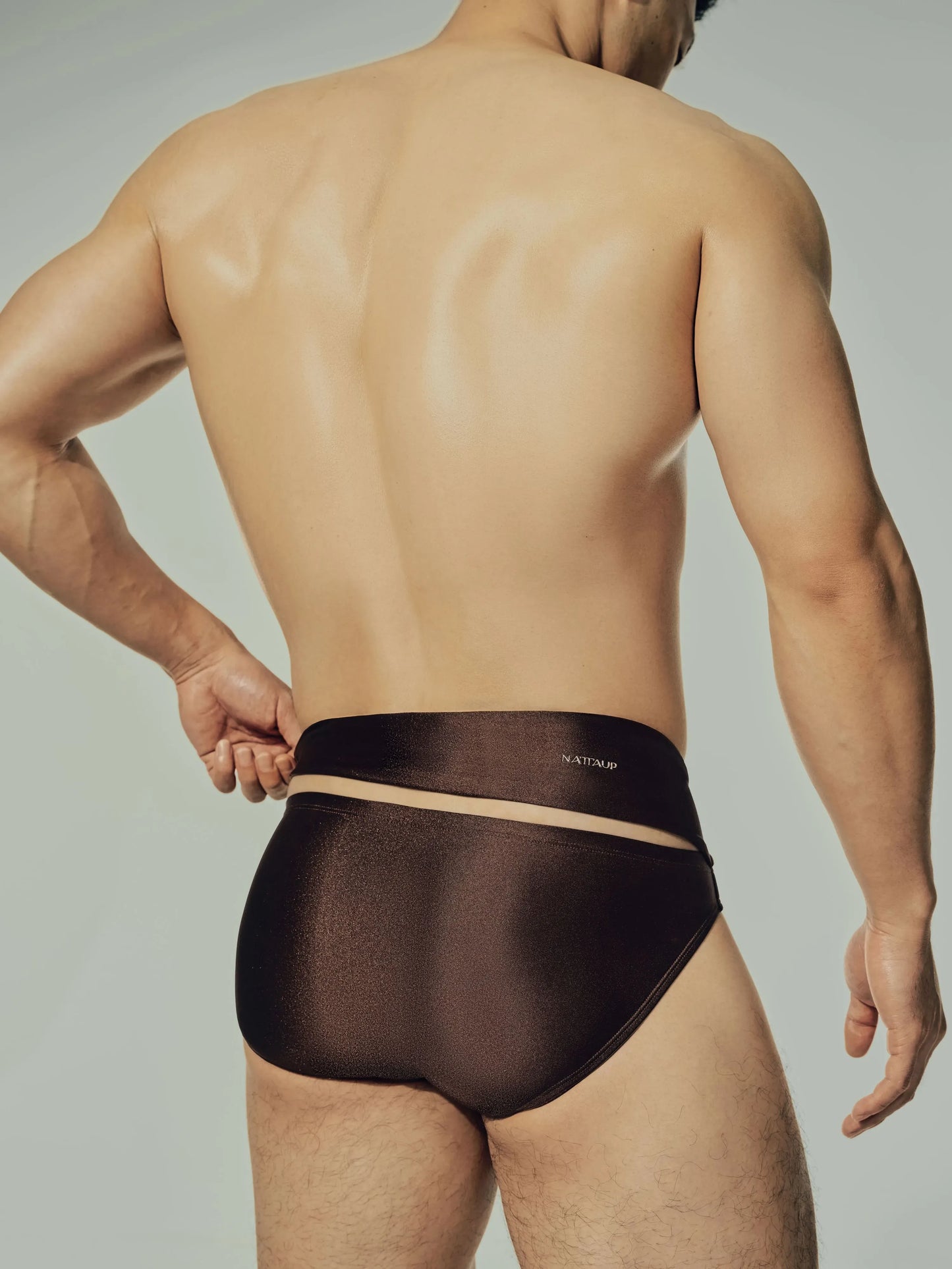 Dual-Band Swim Brief (Golden Brown)