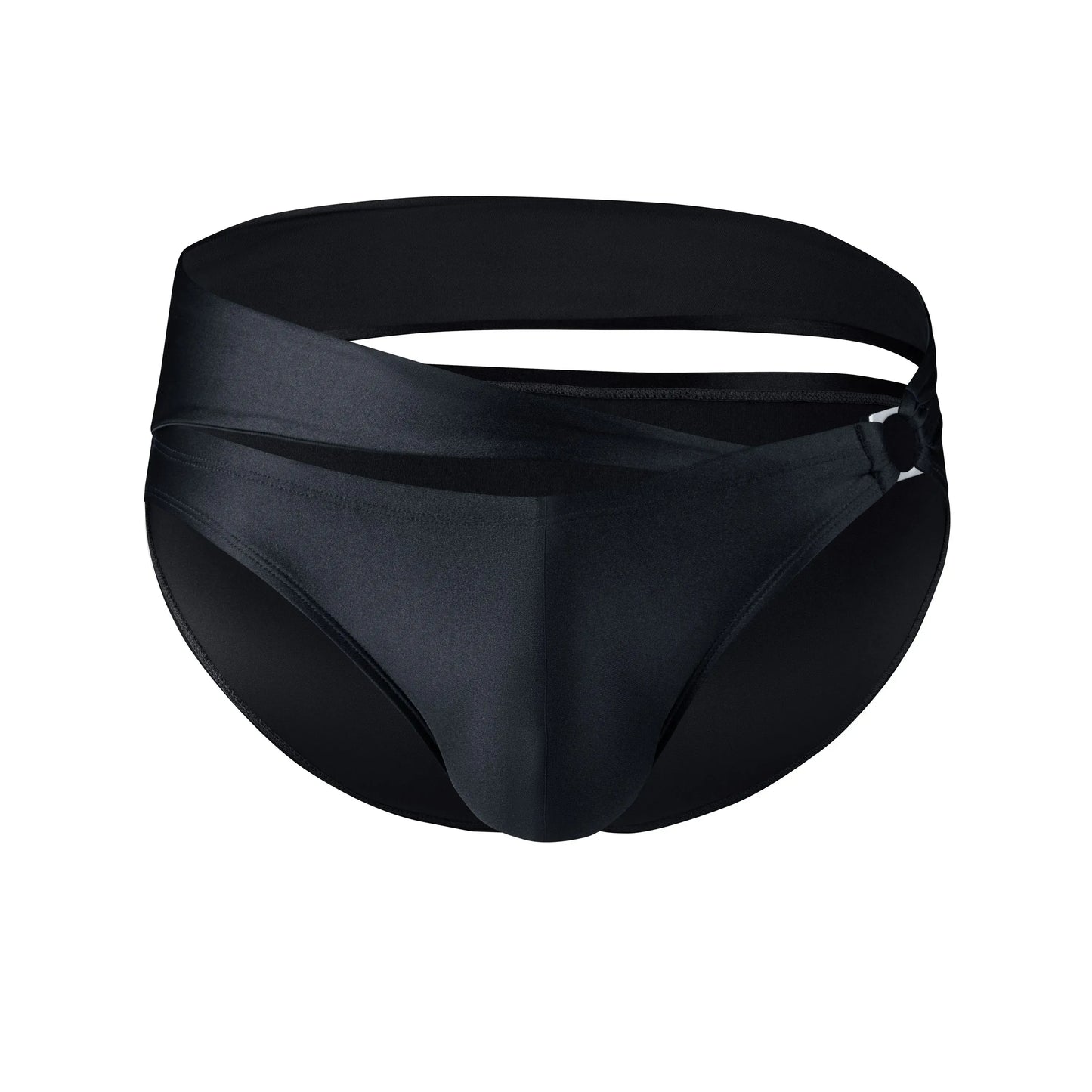 Dual-Band Swim Brief (Midnight Black)