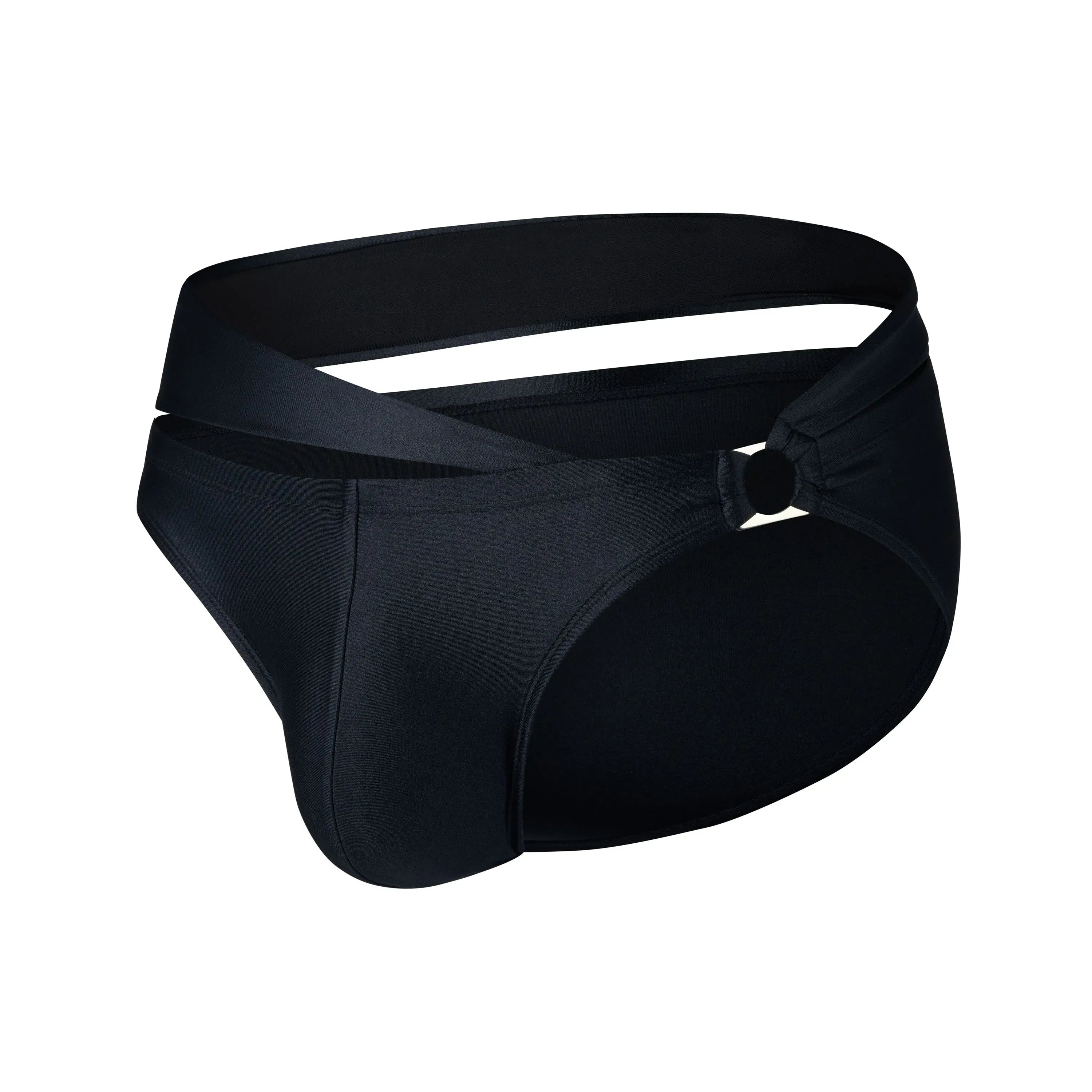 Dual-Band Swim Brief (Midnight Black)