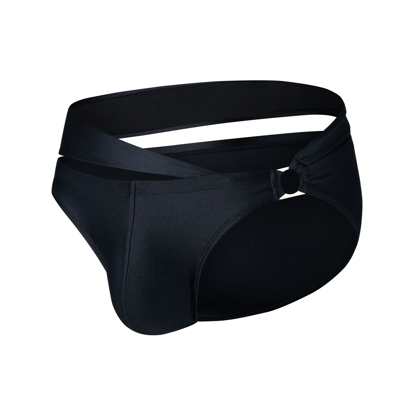 Dual-Band Swim Brief (Midnight Black)