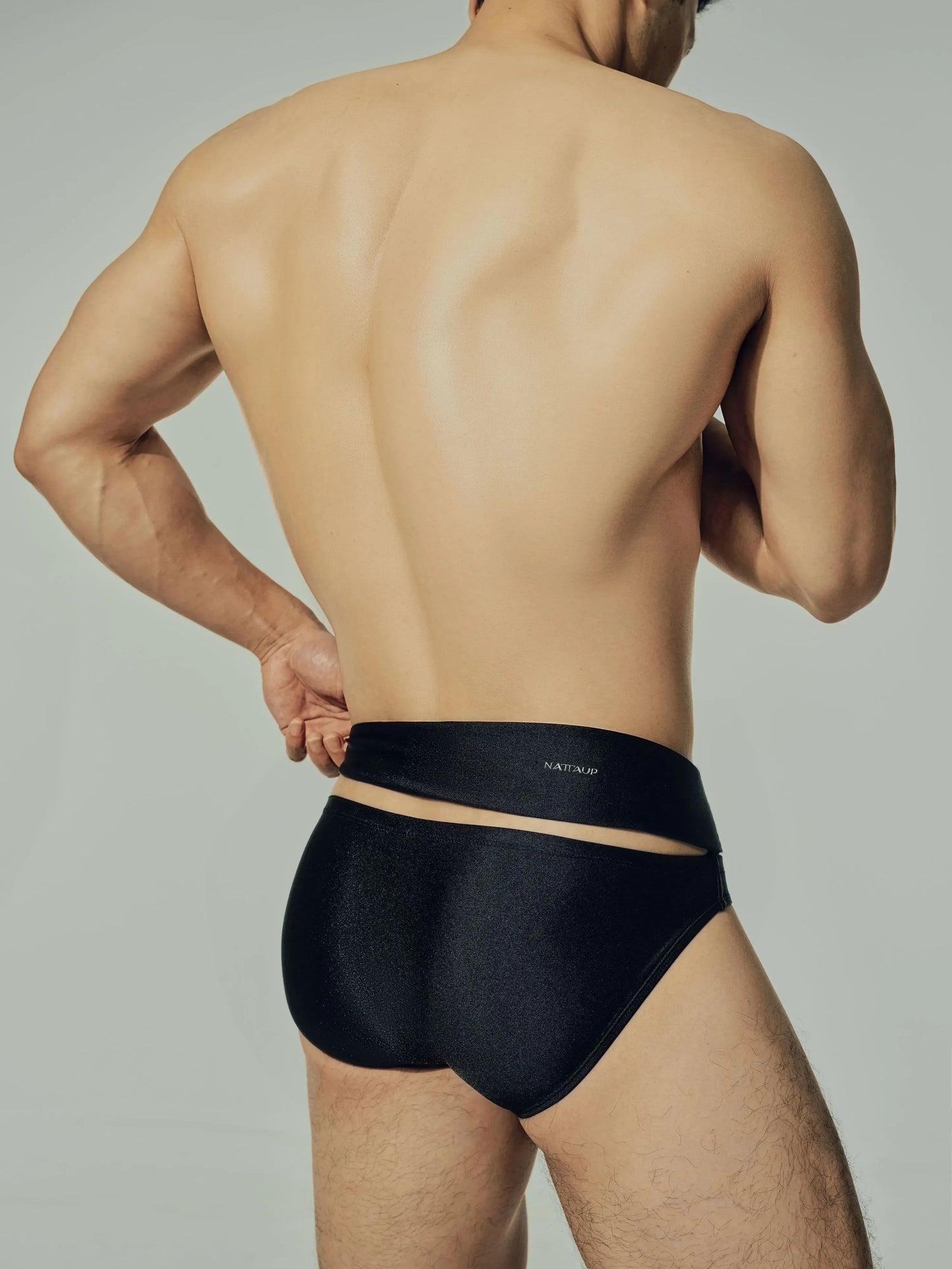 Dual-Band Swim Brief (Midnight Black)