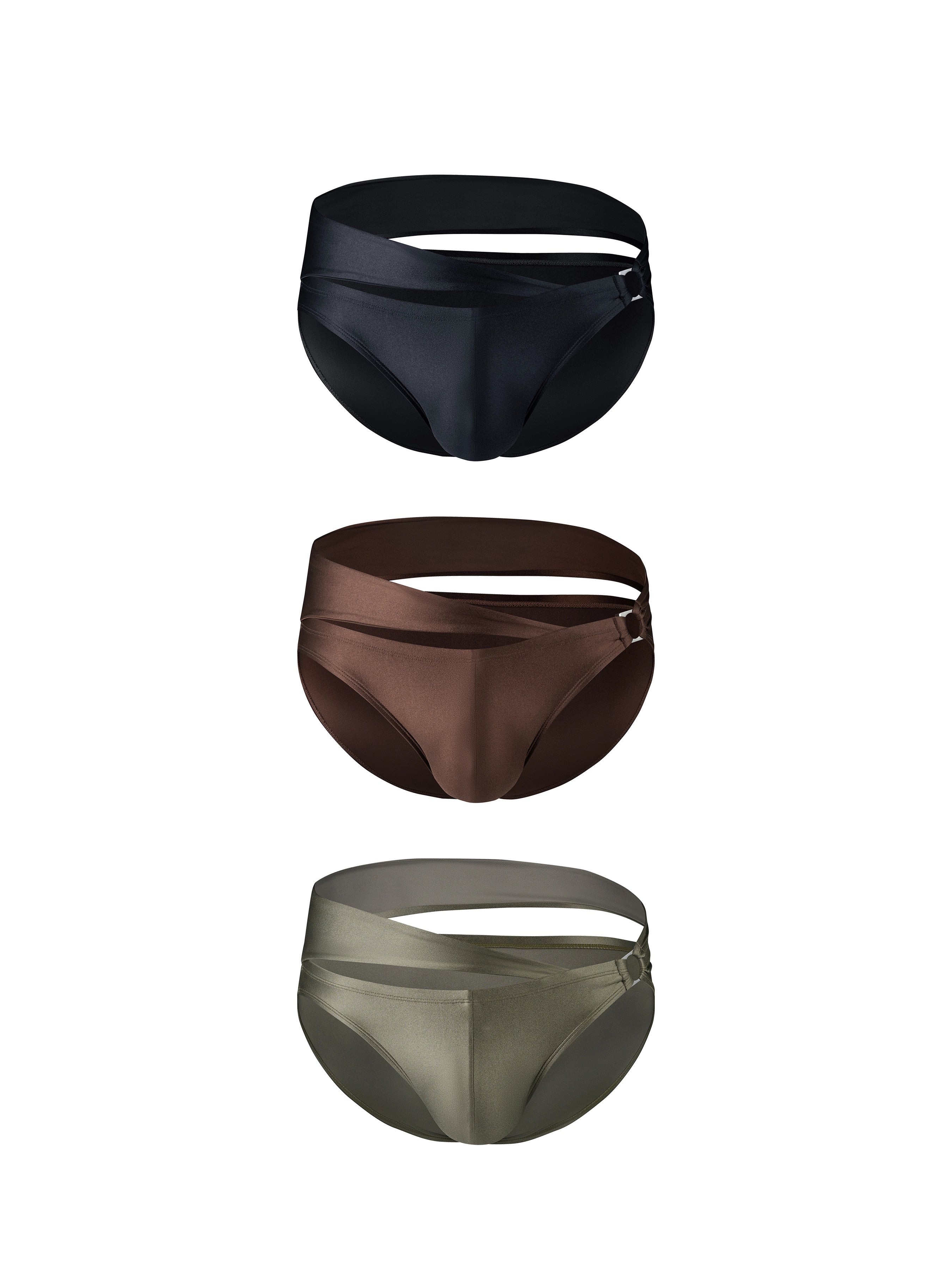 Dual-Band Swim Brief Set