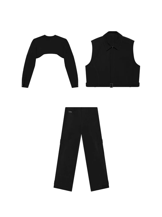 3-Resist Utility Set Pants & Vest & Long-Sleeve Vest
