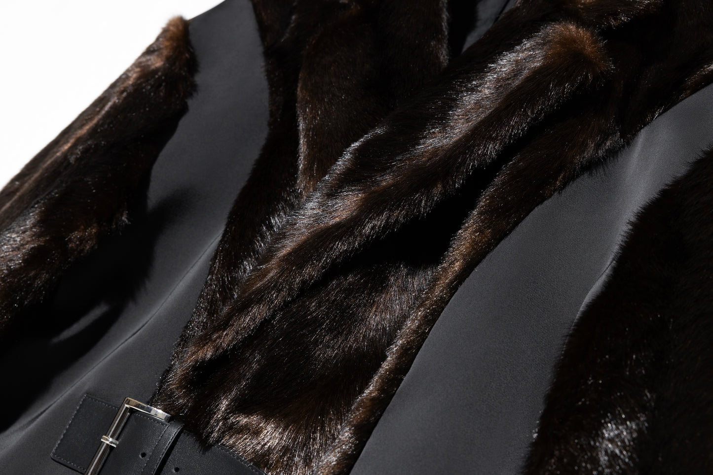 Faux Fur Cropped Coat
