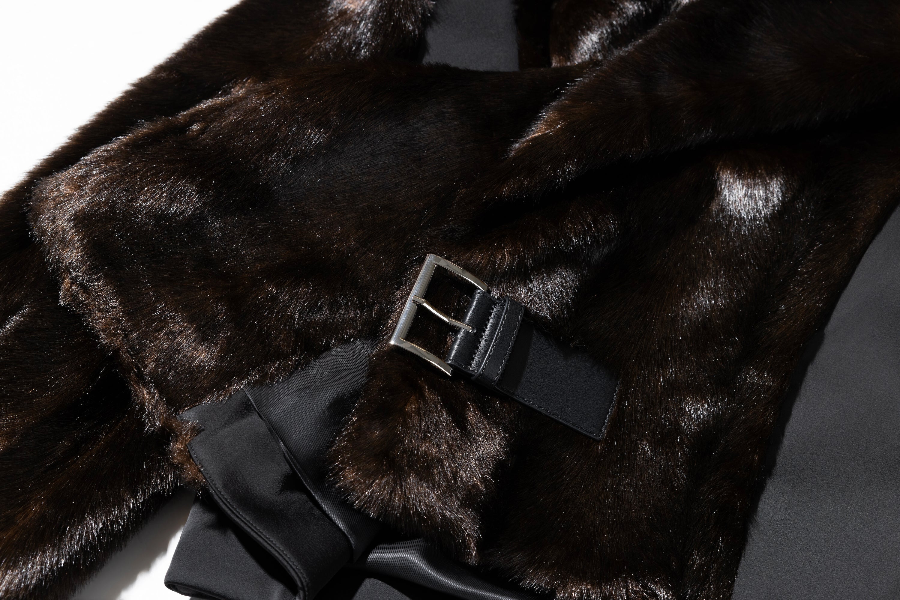 Faux Fur Cropped Coat