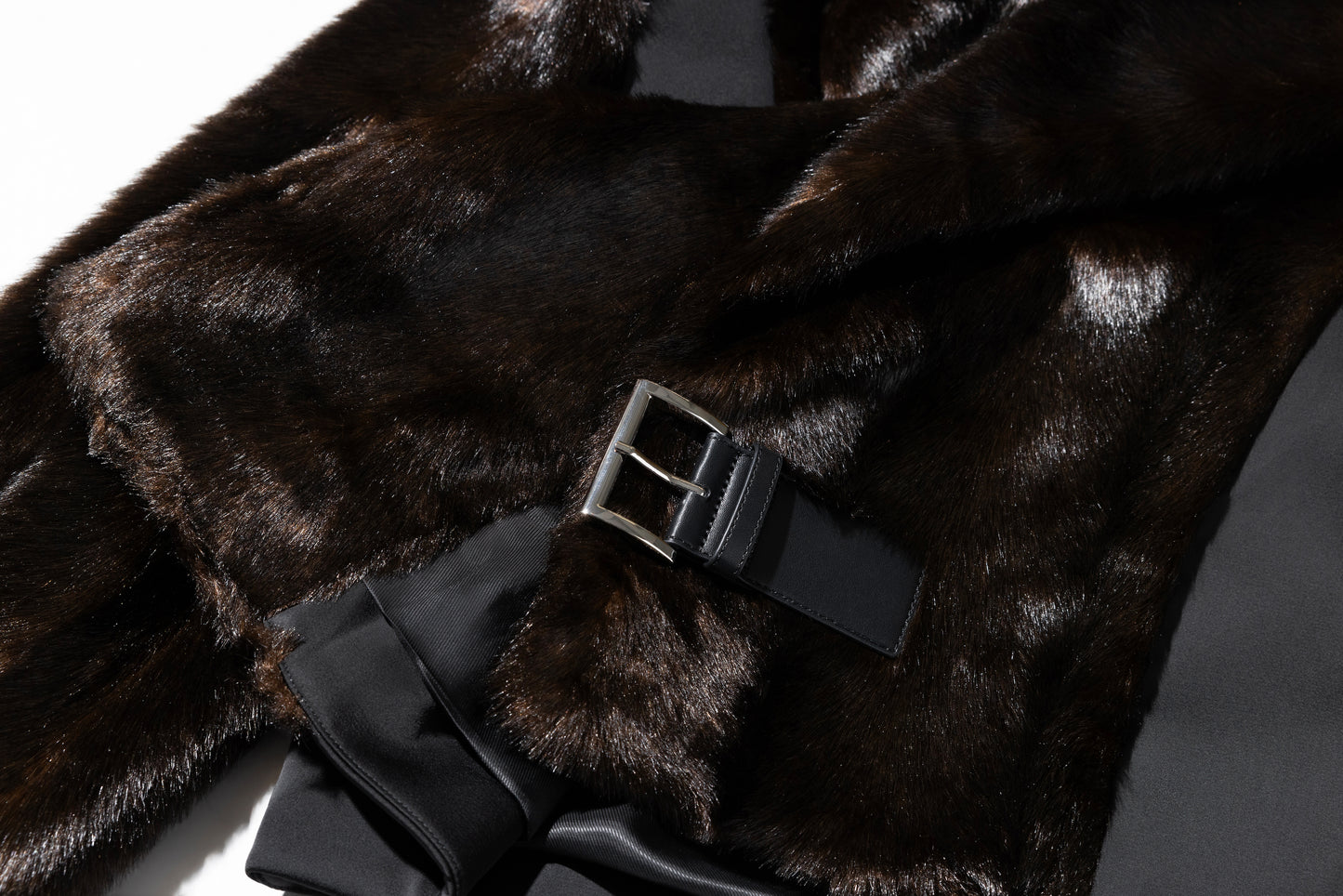 Faux Fur Cropped Coat
