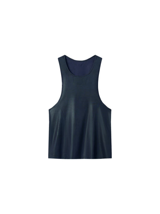TEST - Faux Leather Stringer Vest image 1