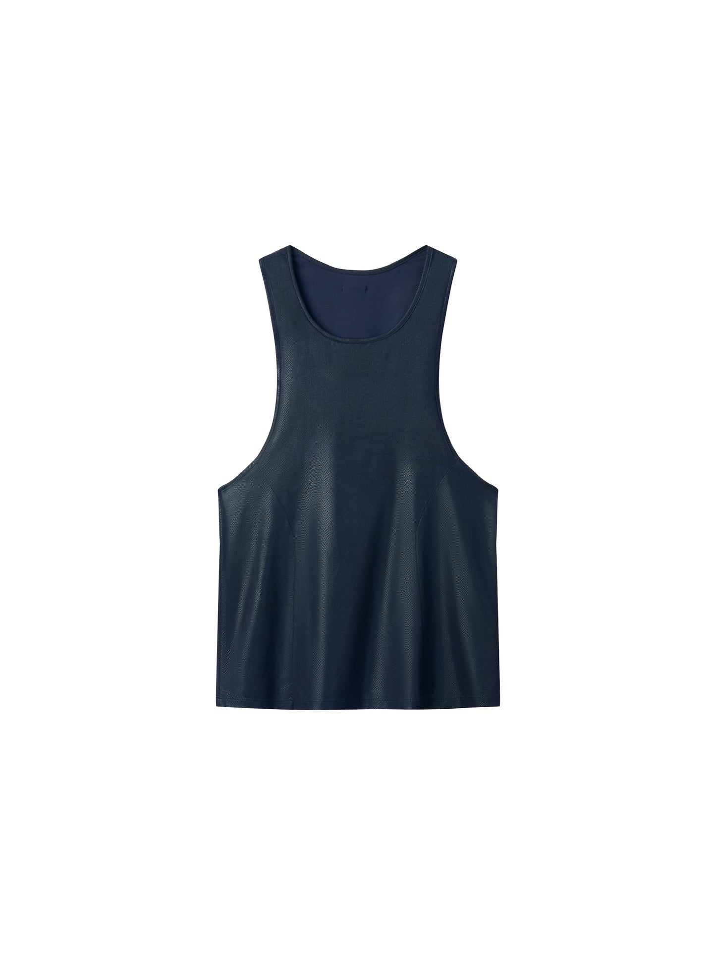 Faux Leather Stringer Vest