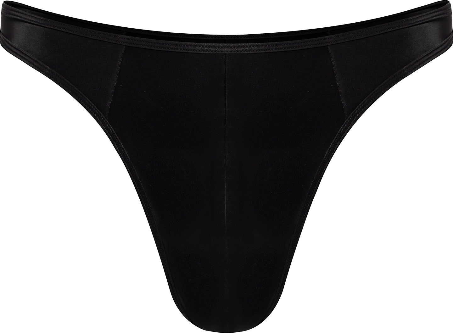 Faux Leather Thong
