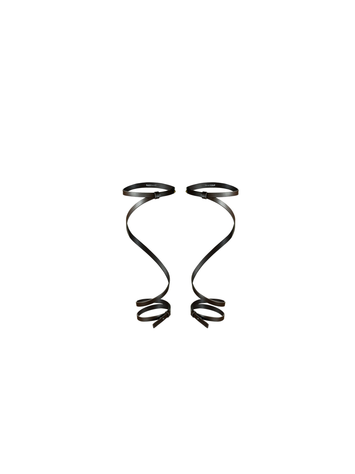 Faux Leather Wrap-Around Calf Strap Accessory