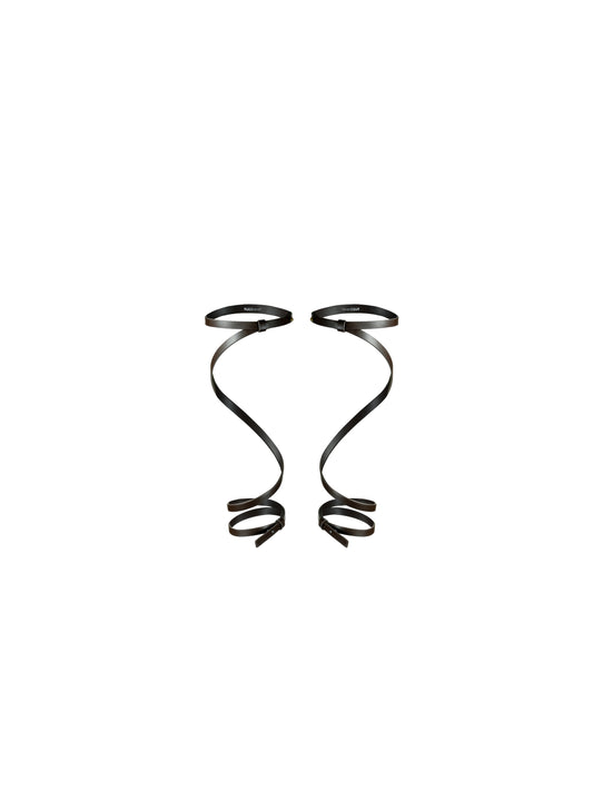 Faux Leather Wrap-Around Calf Strap Accessory