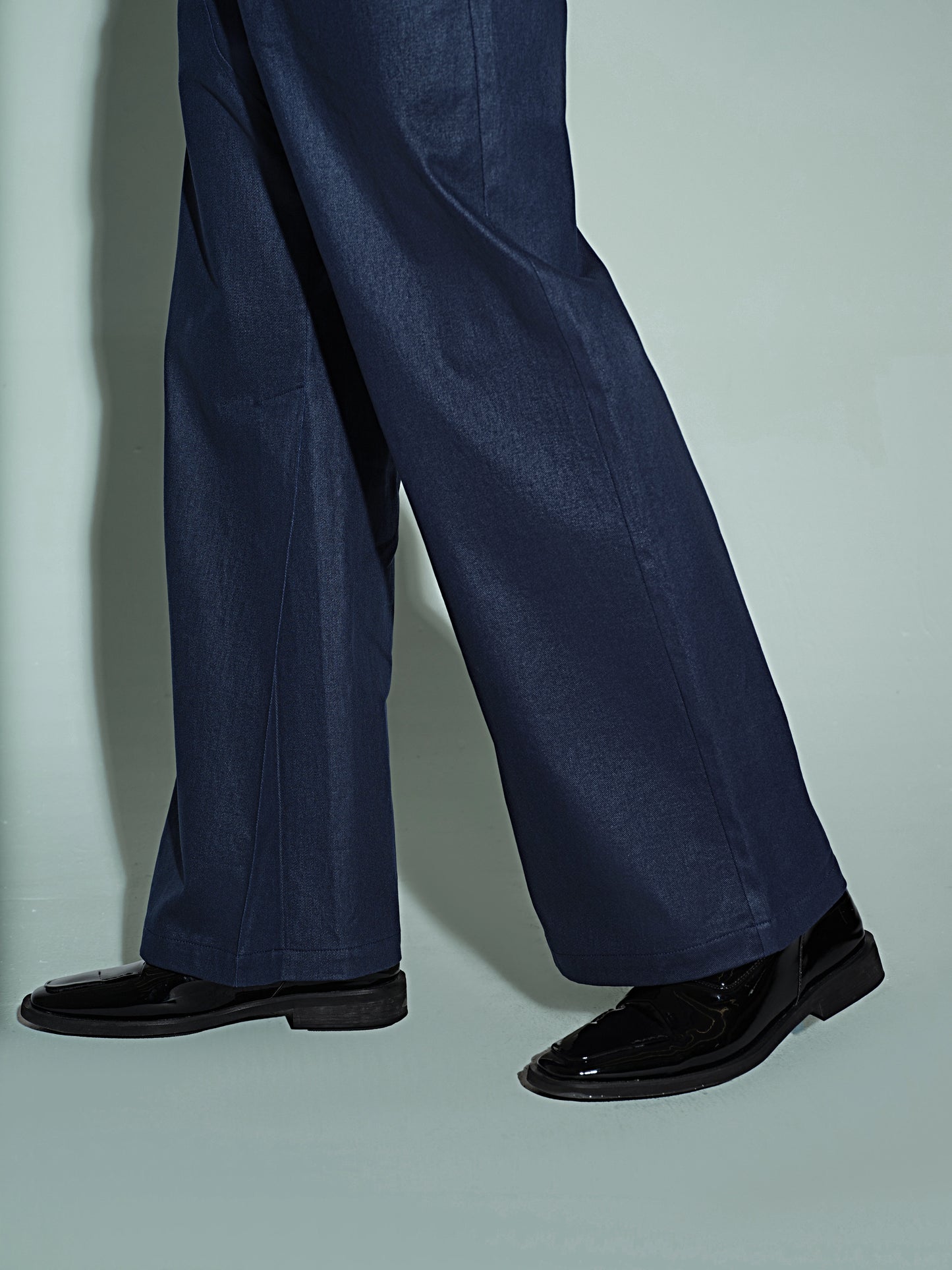 Flared Hem Casual Trouser