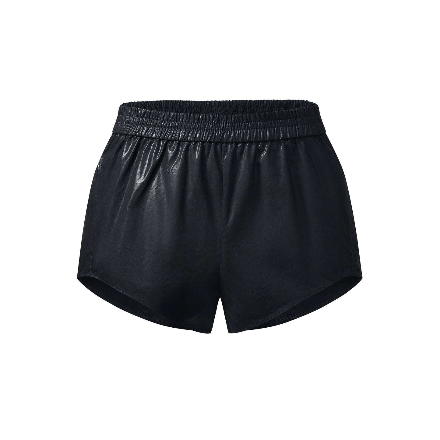 Glossy Sparkle Fitted Shorts