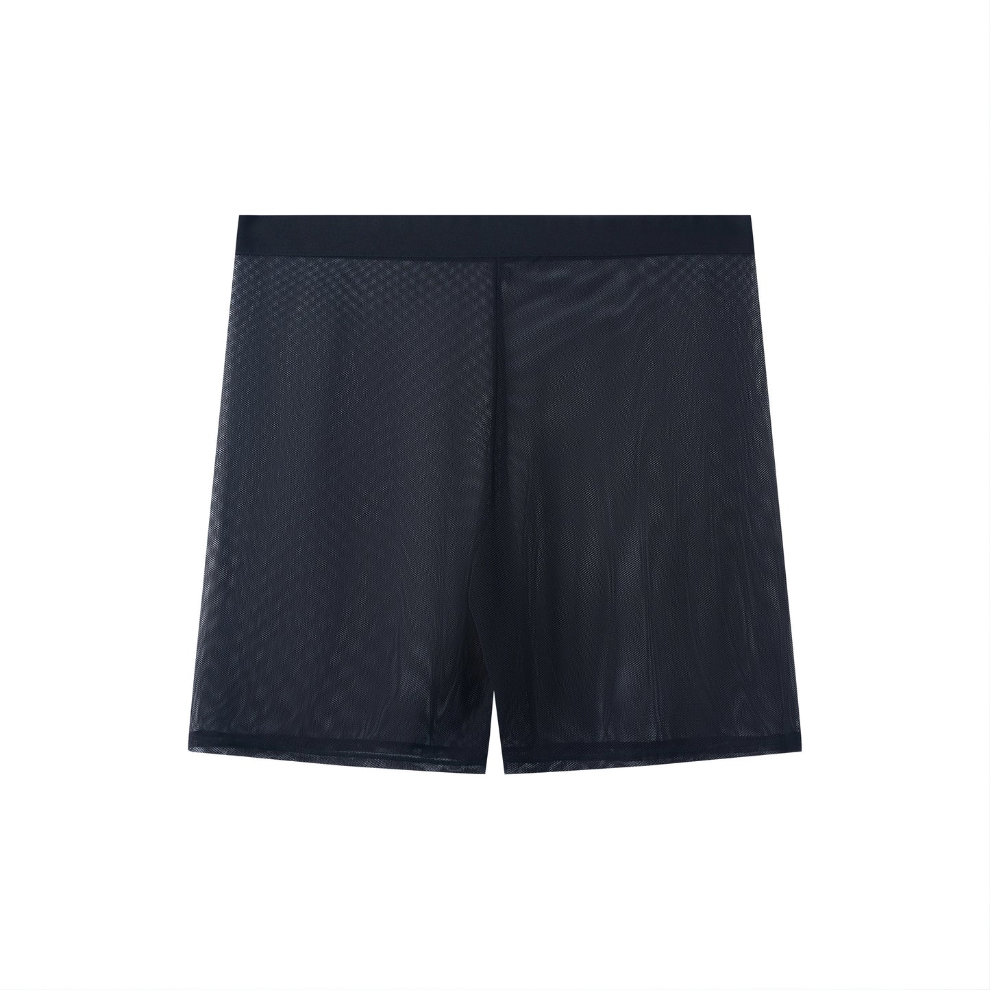 Glossy Sparkle Fitted Shorts & Mesh Shorts