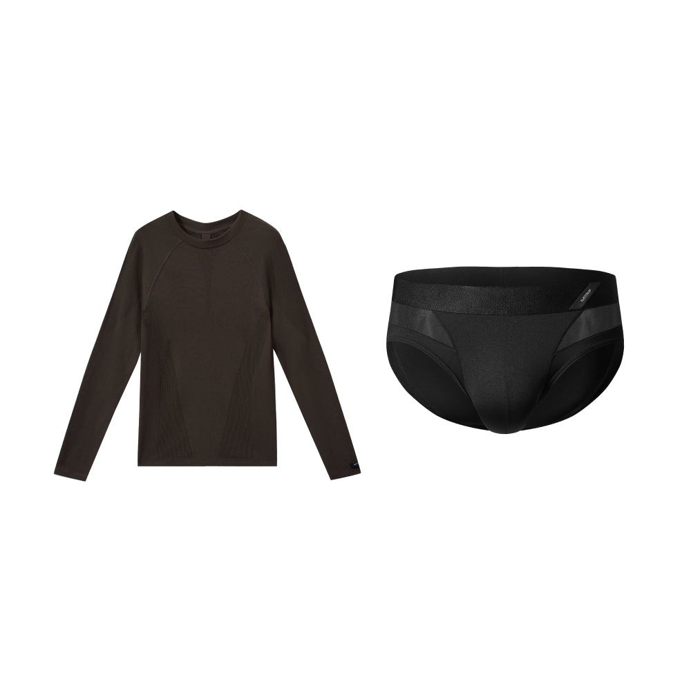Seamless Openwork Long Sleeve Top