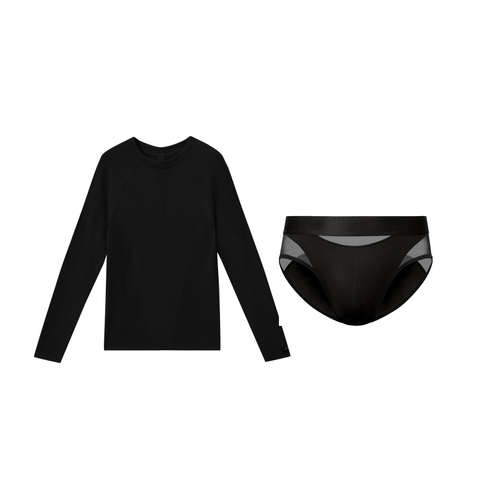 Seamless Knit Long-Sleeve