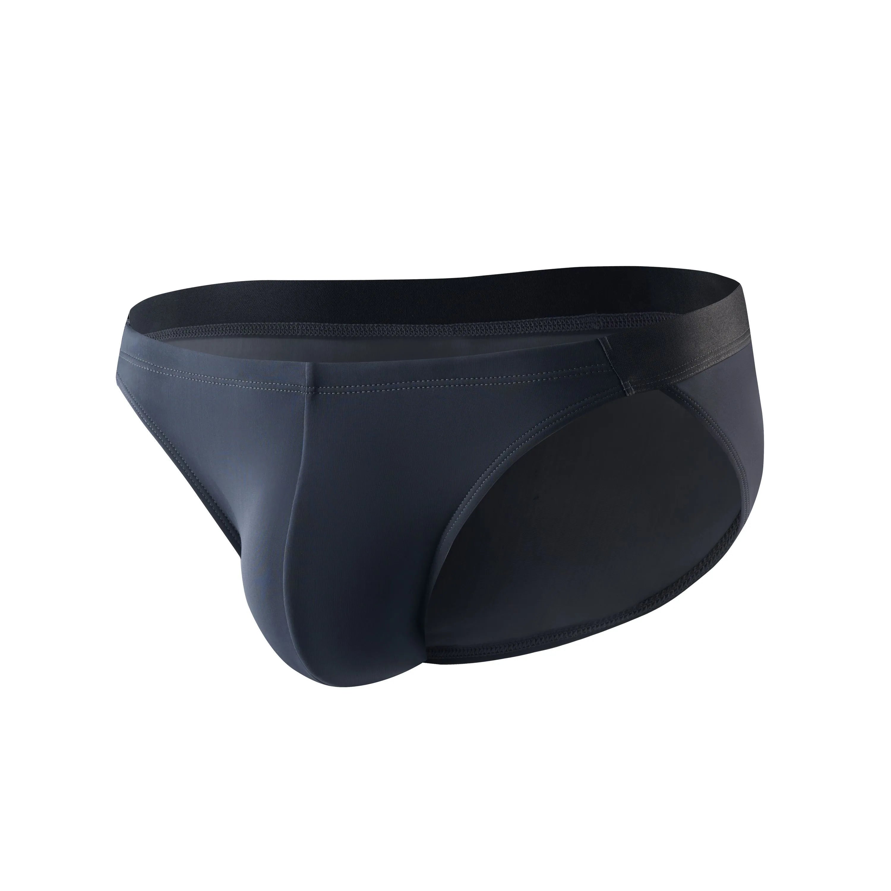 Ice Silk High-Cut Brief Purple+Dusk Grey
