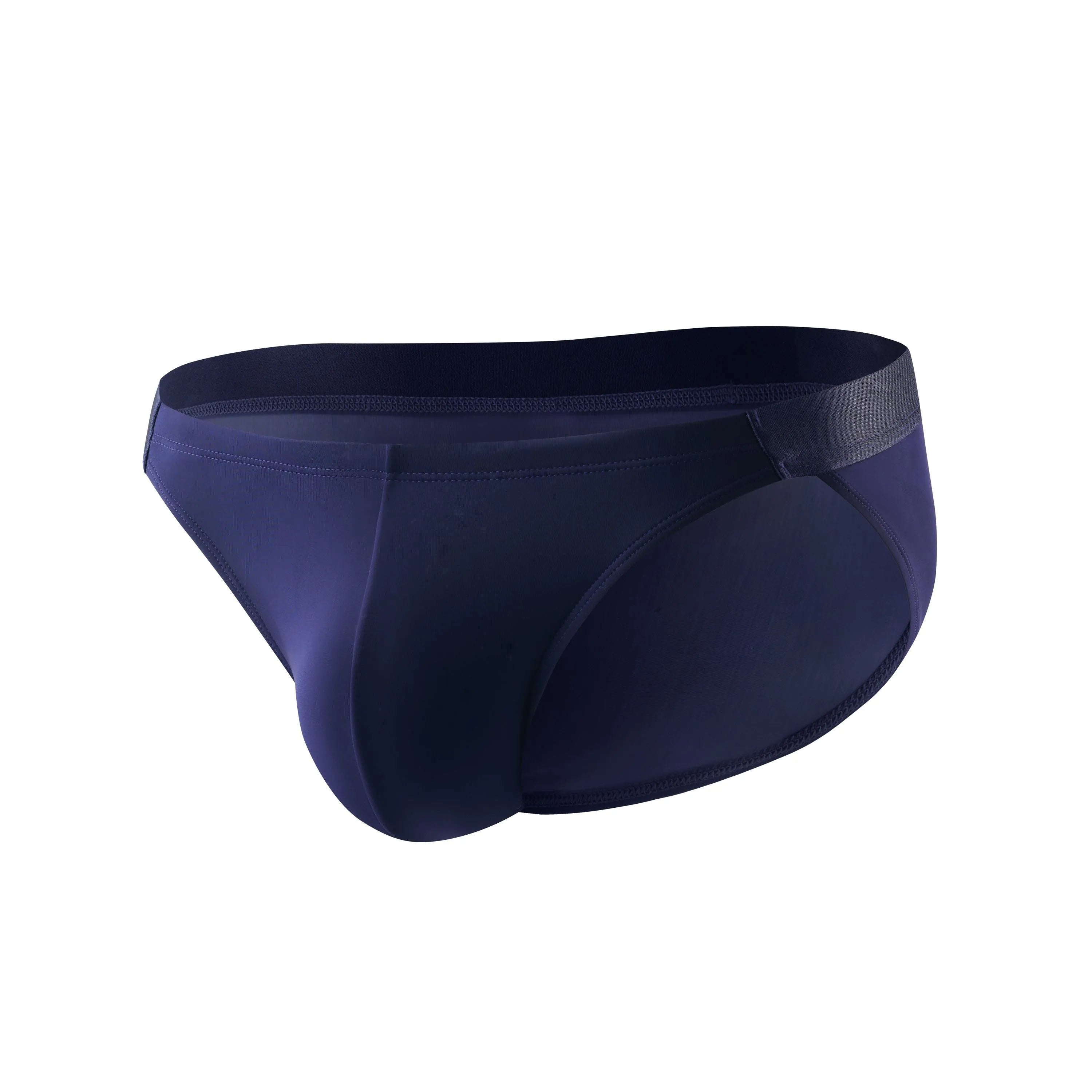 Ice Silk High-Cut Brief Purple+Dusk Grey