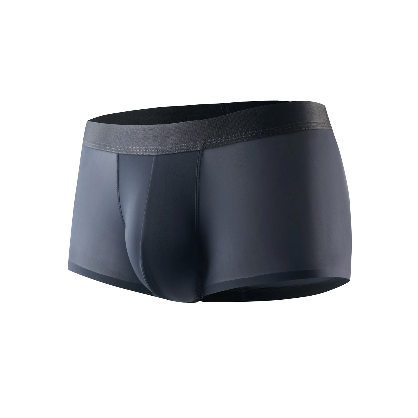 Ice Silk Low-Rise Trunk (Purple+Dusk Grey)