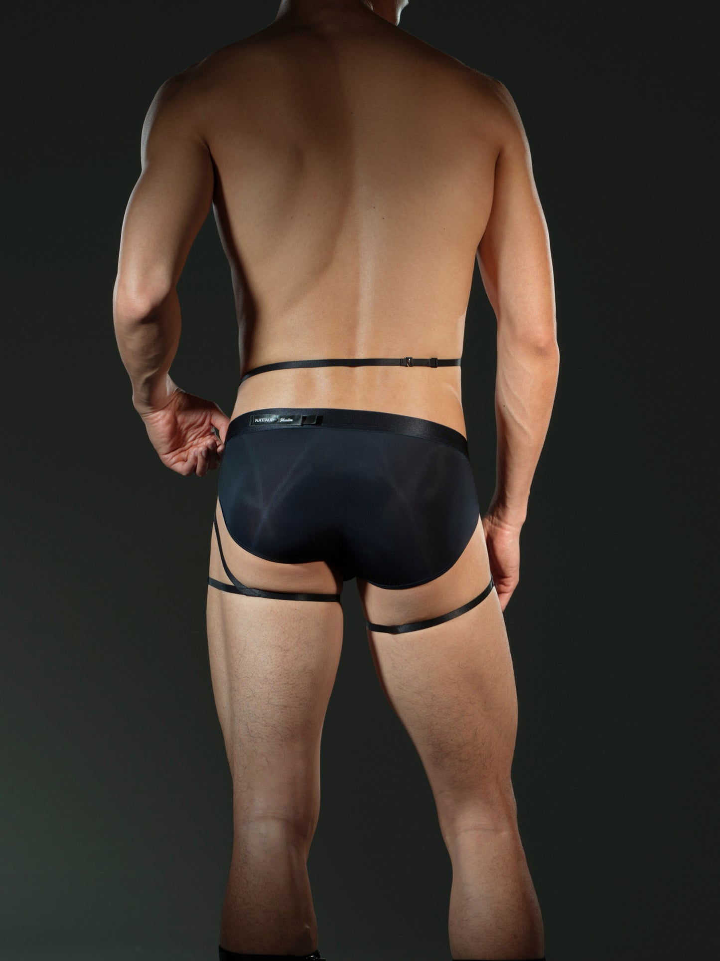 Irregular Fishnet Leg Harness